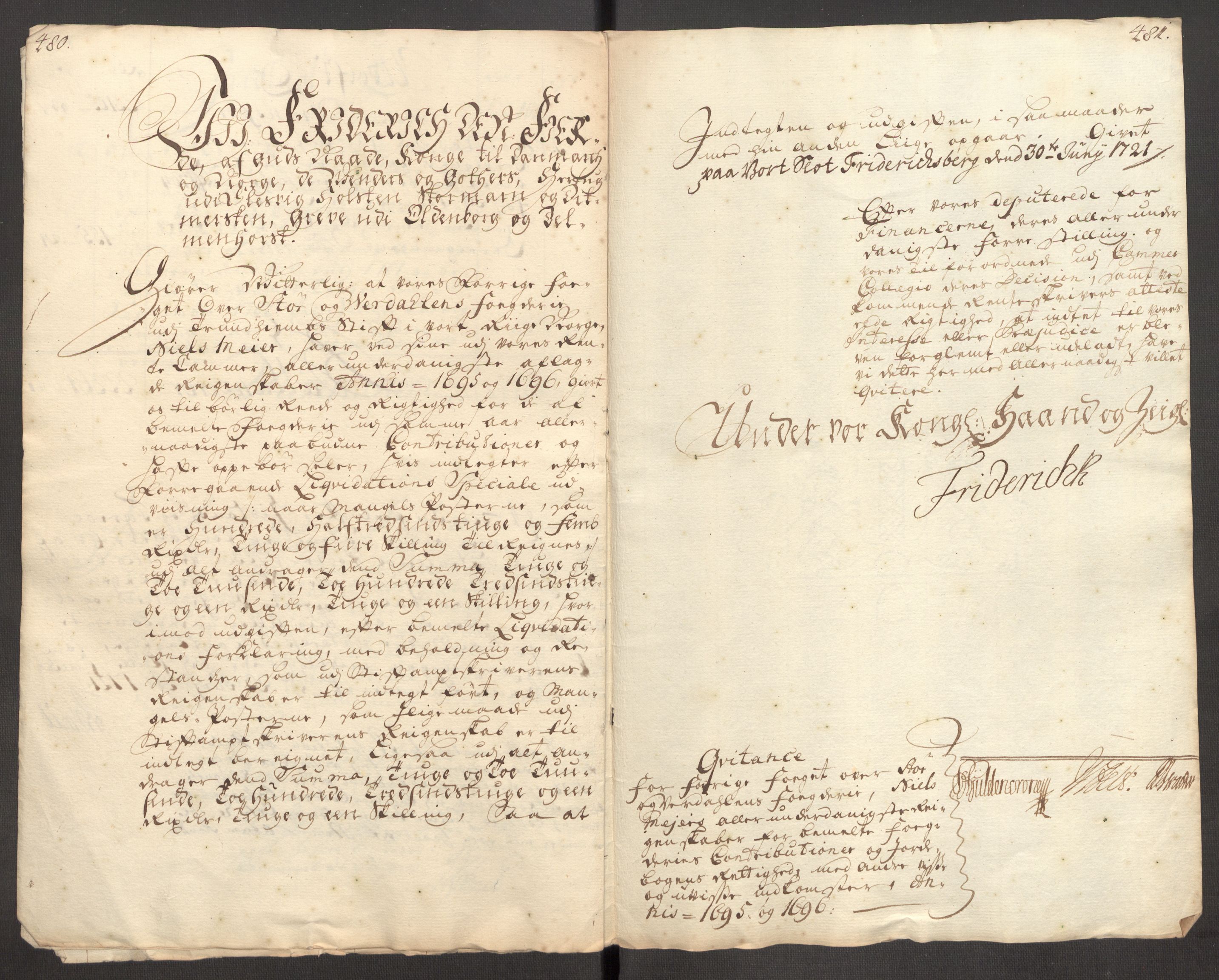 Rentekammeret inntil 1814, Reviderte regnskaper, Fogderegnskap, RA/EA-4092/R62/L4188: Fogderegnskap Stjørdal og Verdal, 1696, p. 29