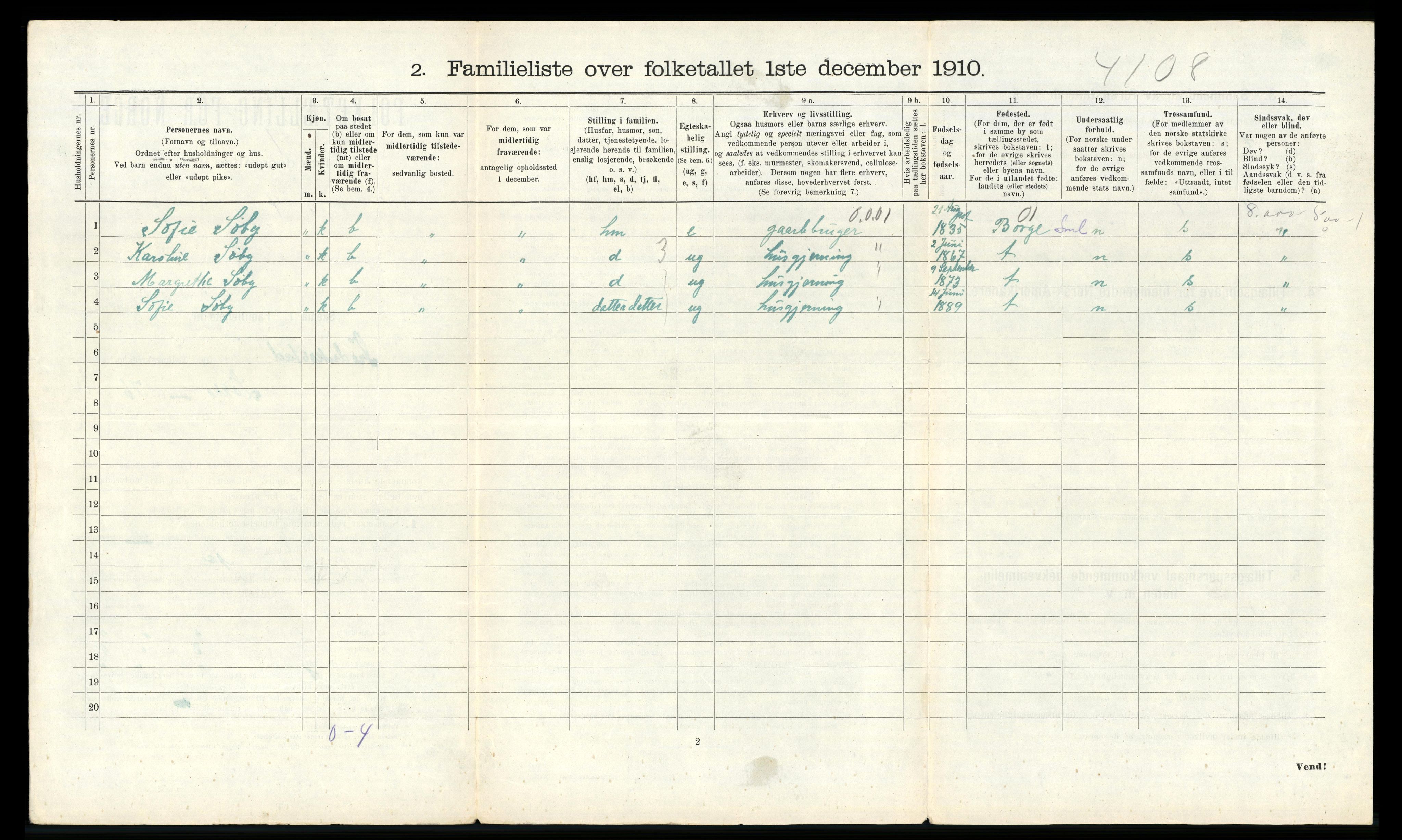 RA, 1910 census for Fredrikstad, 1910, p. 2775