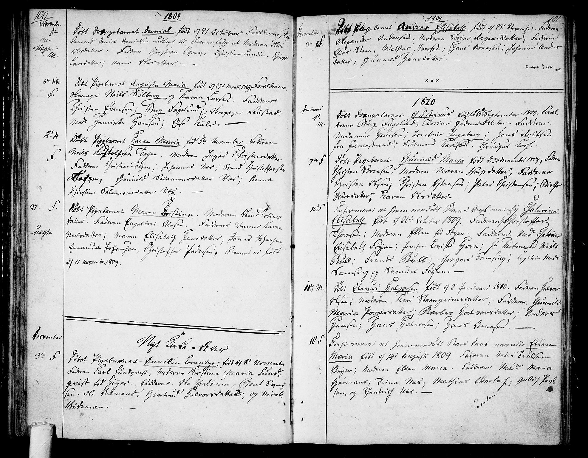 Tønsberg kirkebøker, AV/SAKO-A-330/F/Fa/L0003: Parish register (official) no. I 3, 1797-1814, p. 100-101