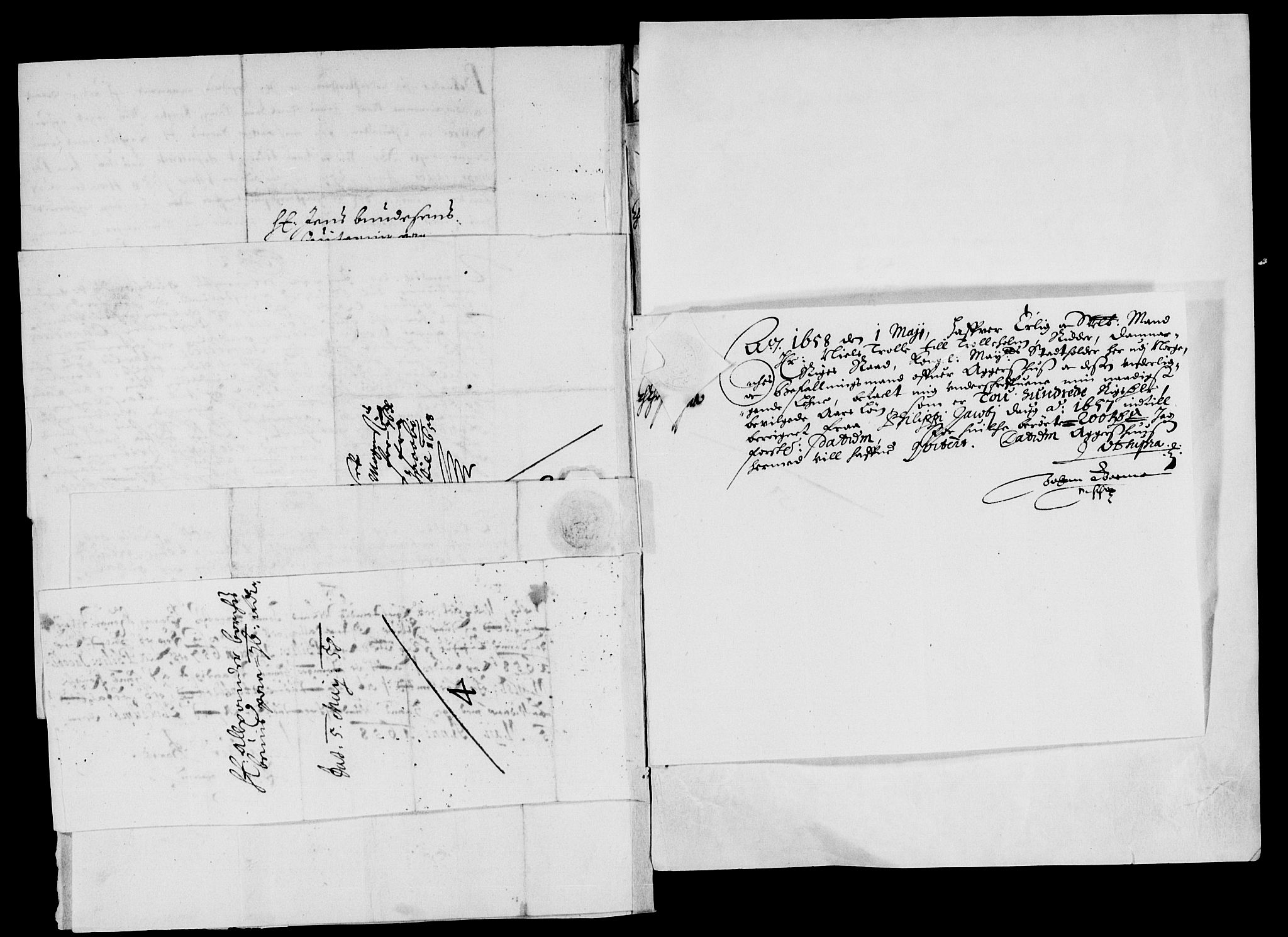 Rentekammeret inntil 1814, Reviderte regnskaper, Lensregnskaper, AV/RA-EA-5023/R/Rb/Rba/L0246: Akershus len, 1657-1659