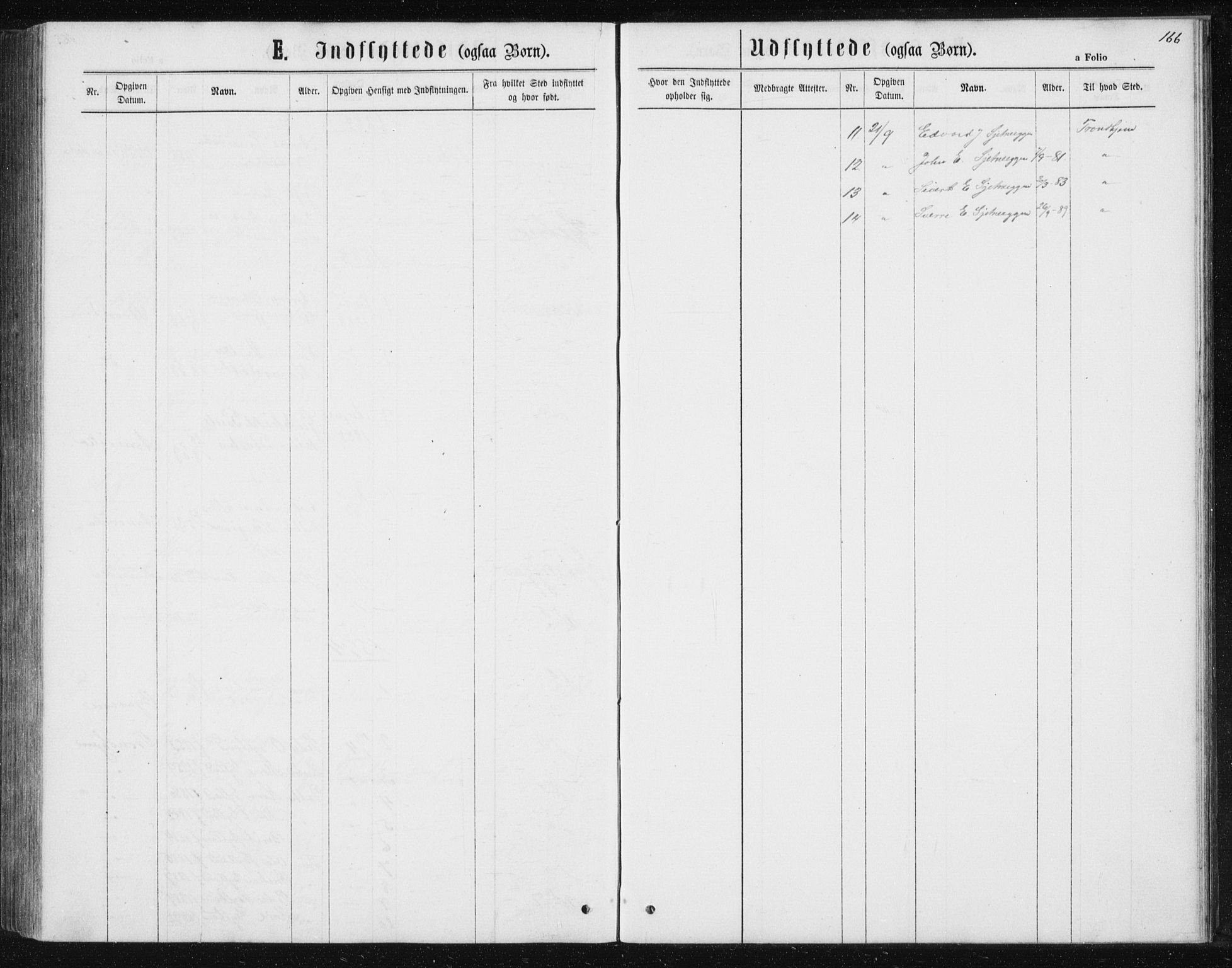 Ministerialprotokoller, klokkerbøker og fødselsregistre - Sør-Trøndelag, SAT/A-1456/621/L0459: Parish register (copy) no. 621C02, 1866-1895, p. 166