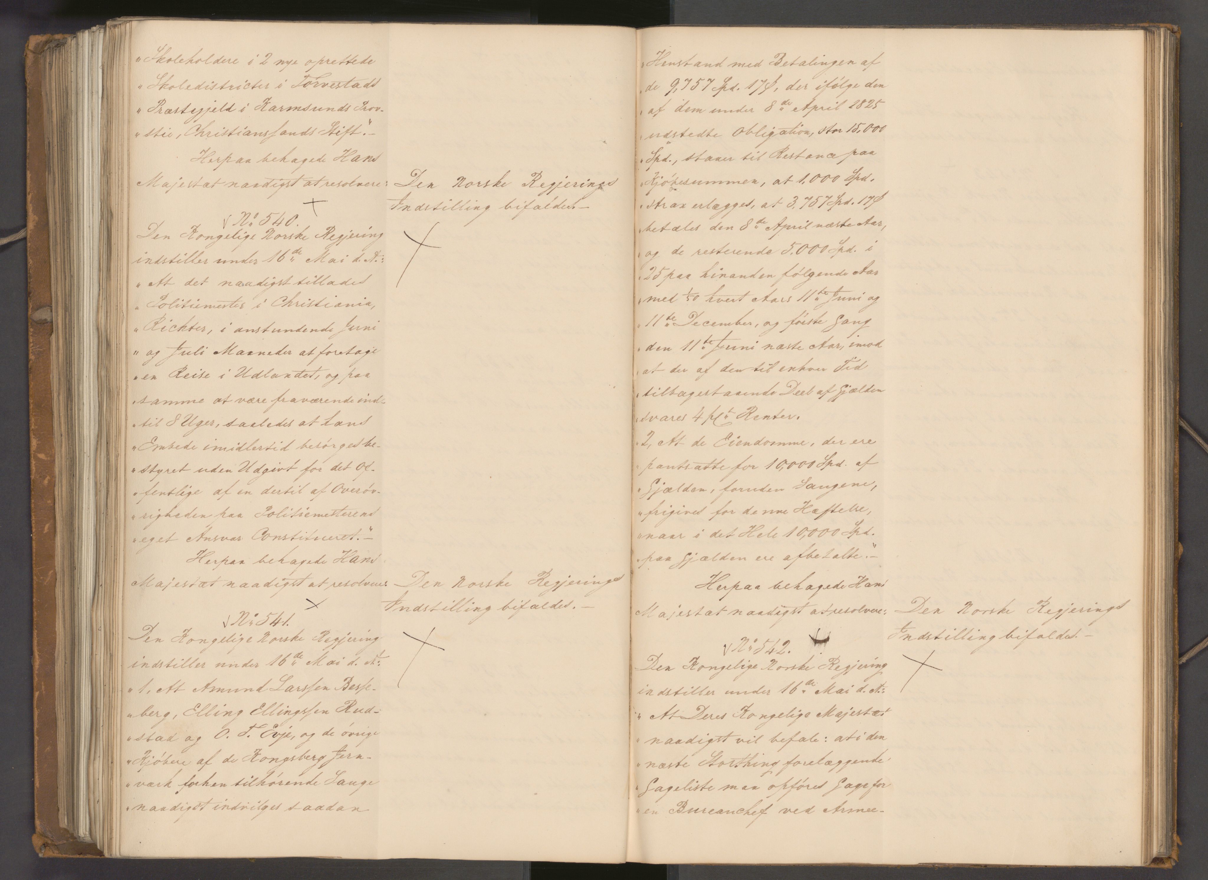 Statsrådssekretariatet, AV/RA-S-1001/A/Ab/L0040: Kgl. res. nr. 1-568, 1. halvår, 1835