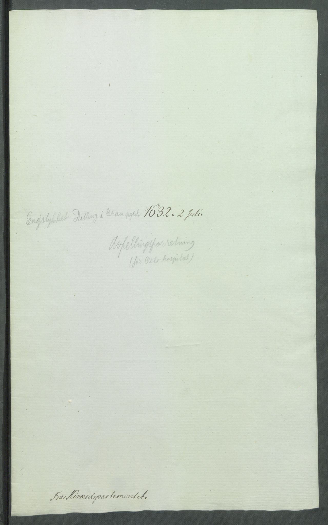 Riksarkivets diplomsamling, AV/RA-EA-5965/F02/L0143: Dokumenter, 1632, p. 2