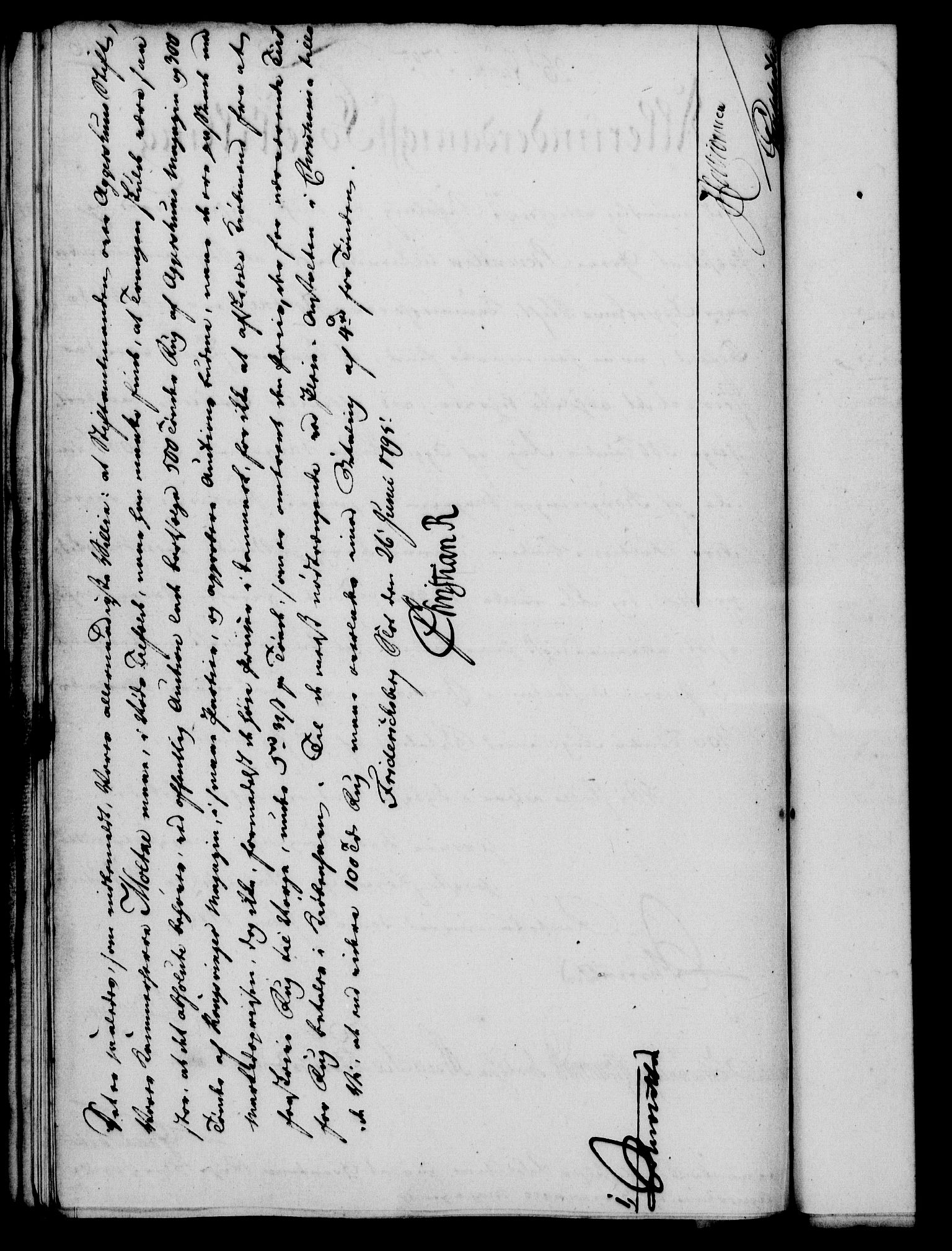 Rentekammeret, Kammerkanselliet, RA/EA-3111/G/Gf/Gfa/L0077: Norsk relasjons- og resolusjonsprotokoll (merket RK 52.77), 1795, p. 304