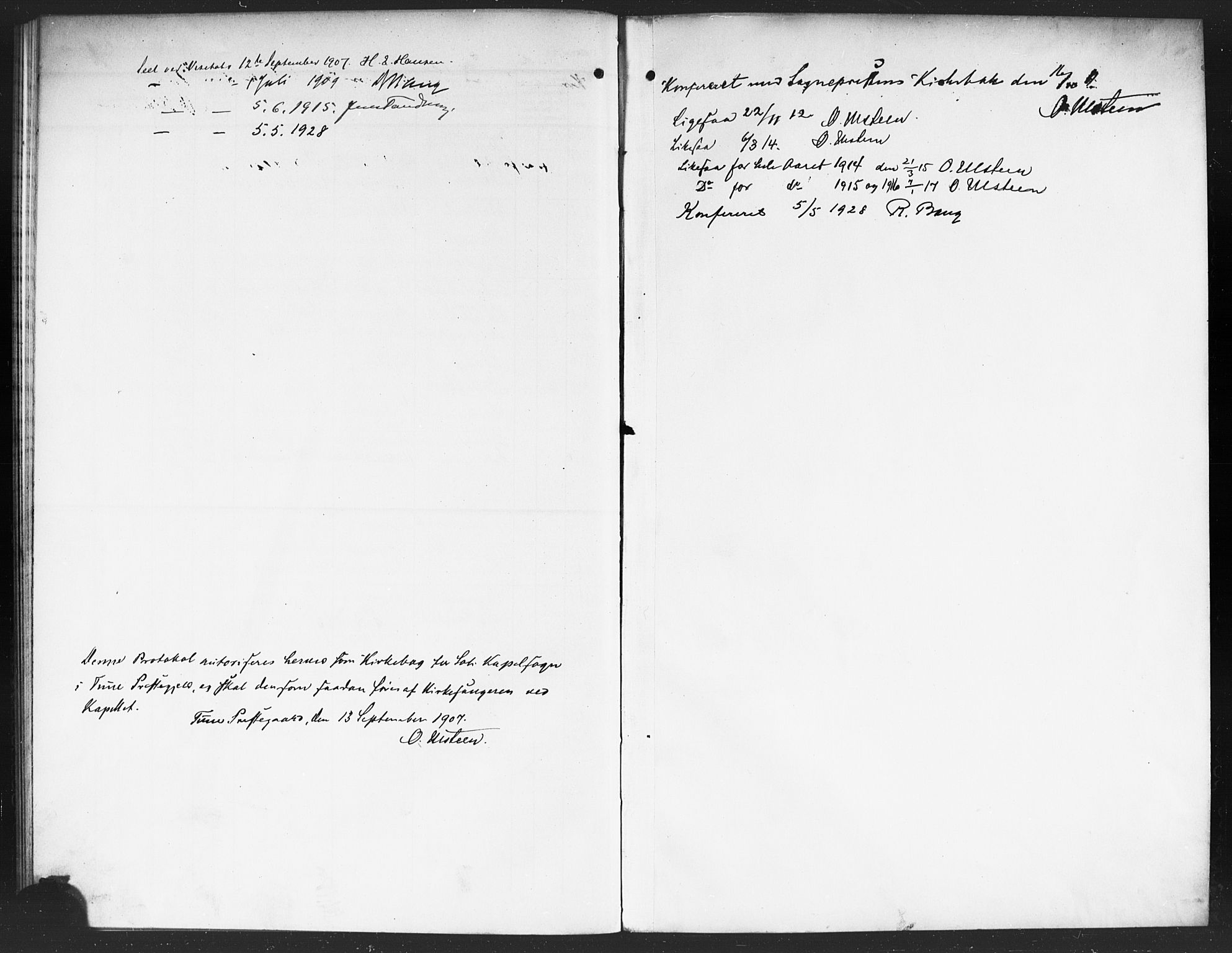 Tune prestekontor Kirkebøker, AV/SAO-A-2007/G/Gb/L0001: Parish register (copy) no. II 1, 1904-1917