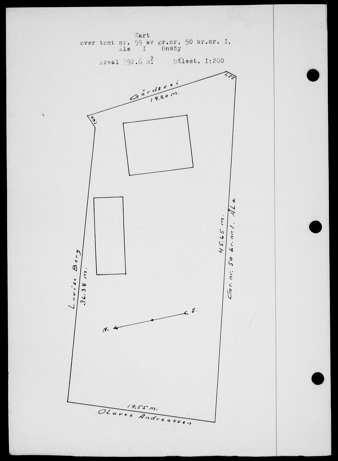 Onsøy sorenskriveri, AV/SAO-A-10474/G/Ga/Gab/L0014: Mortgage book no. II A-14, 1944-1945, Diary no: : 2280/1944