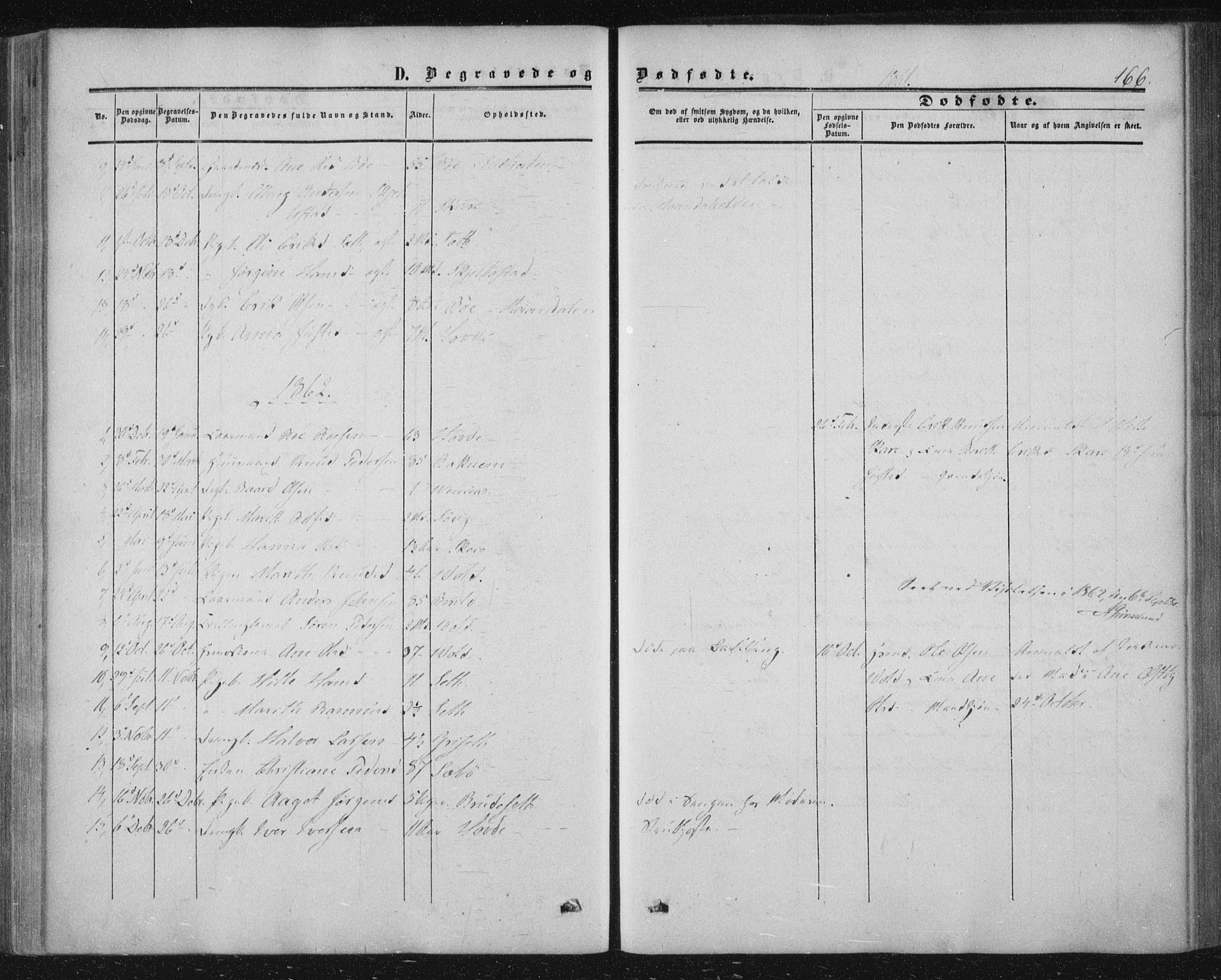 Ministerialprotokoller, klokkerbøker og fødselsregistre - Møre og Romsdal, AV/SAT-A-1454/543/L0562: Parish register (official) no. 543A02, 1854-1884, p. 166