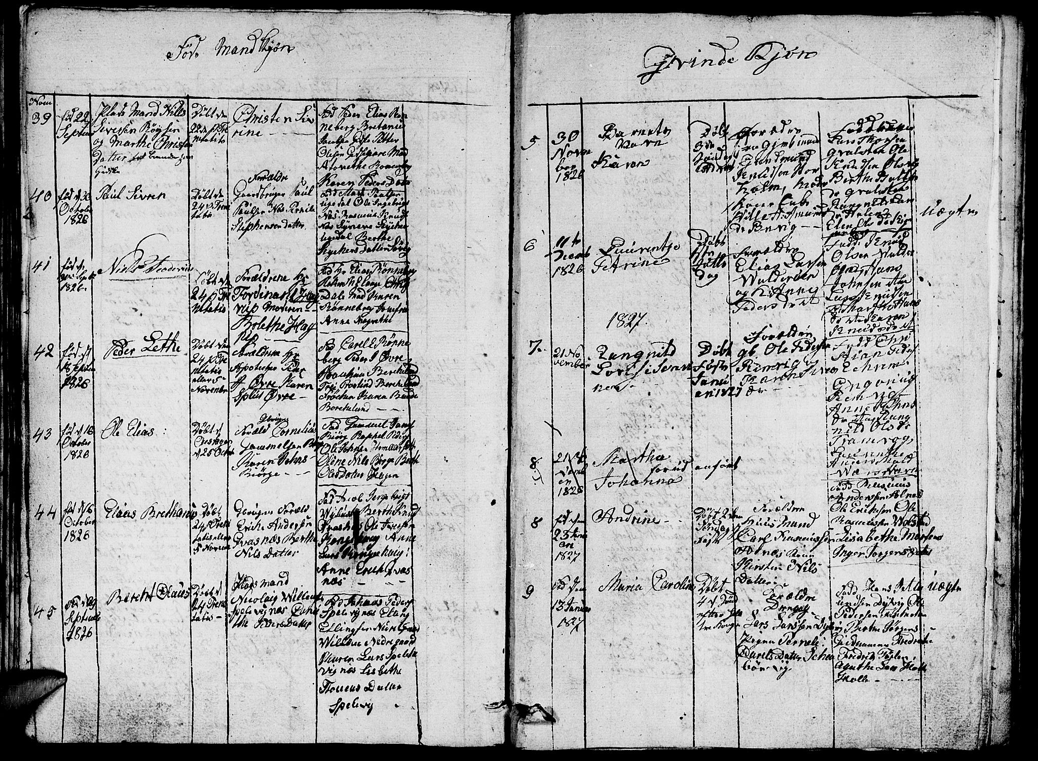 Ministerialprotokoller, klokkerbøker og fødselsregistre - Møre og Romsdal, AV/SAT-A-1454/528/L0423: Parish register (copy) no. 528C04, 1816-1827