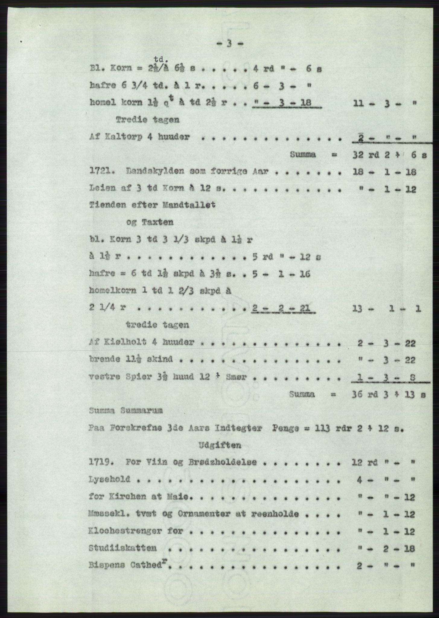 Statsarkivet i Oslo, AV/SAO-A-10621/Z/Zd/L0014: Avskrifter, j.nr 1101-1809/1961, 1961, p. 129