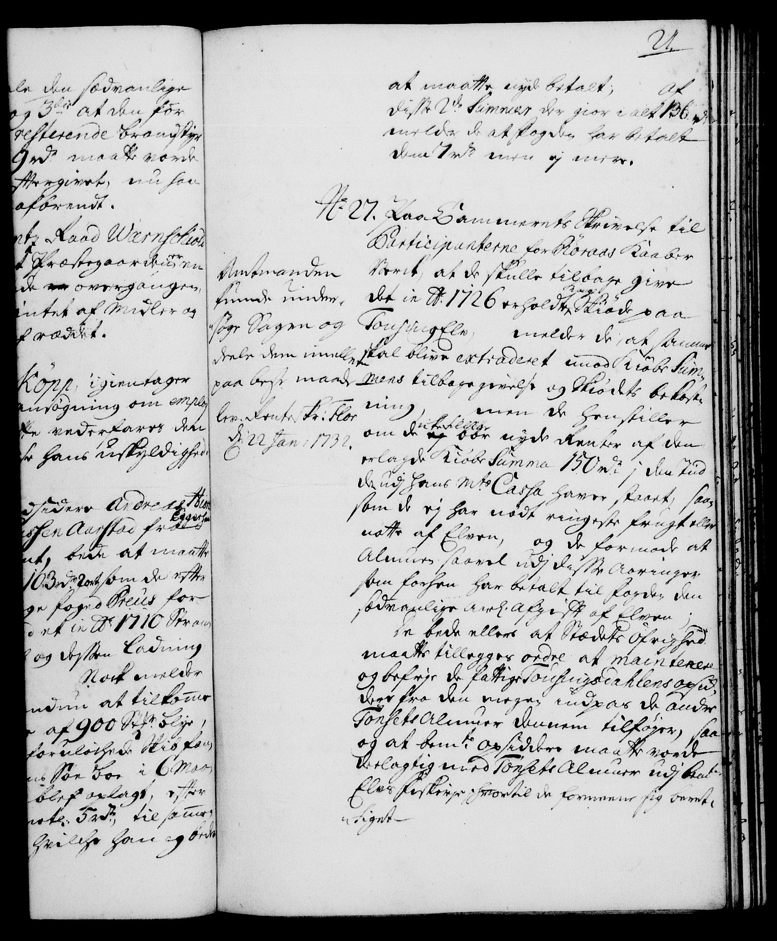 Rentekammeret, Kammerkanselliet, AV/RA-EA-3111/G/Gh/Gha/L0014: Norsk ekstraktmemorialprotokoll. Merket RK 53.59, 1731-1732, p. 21