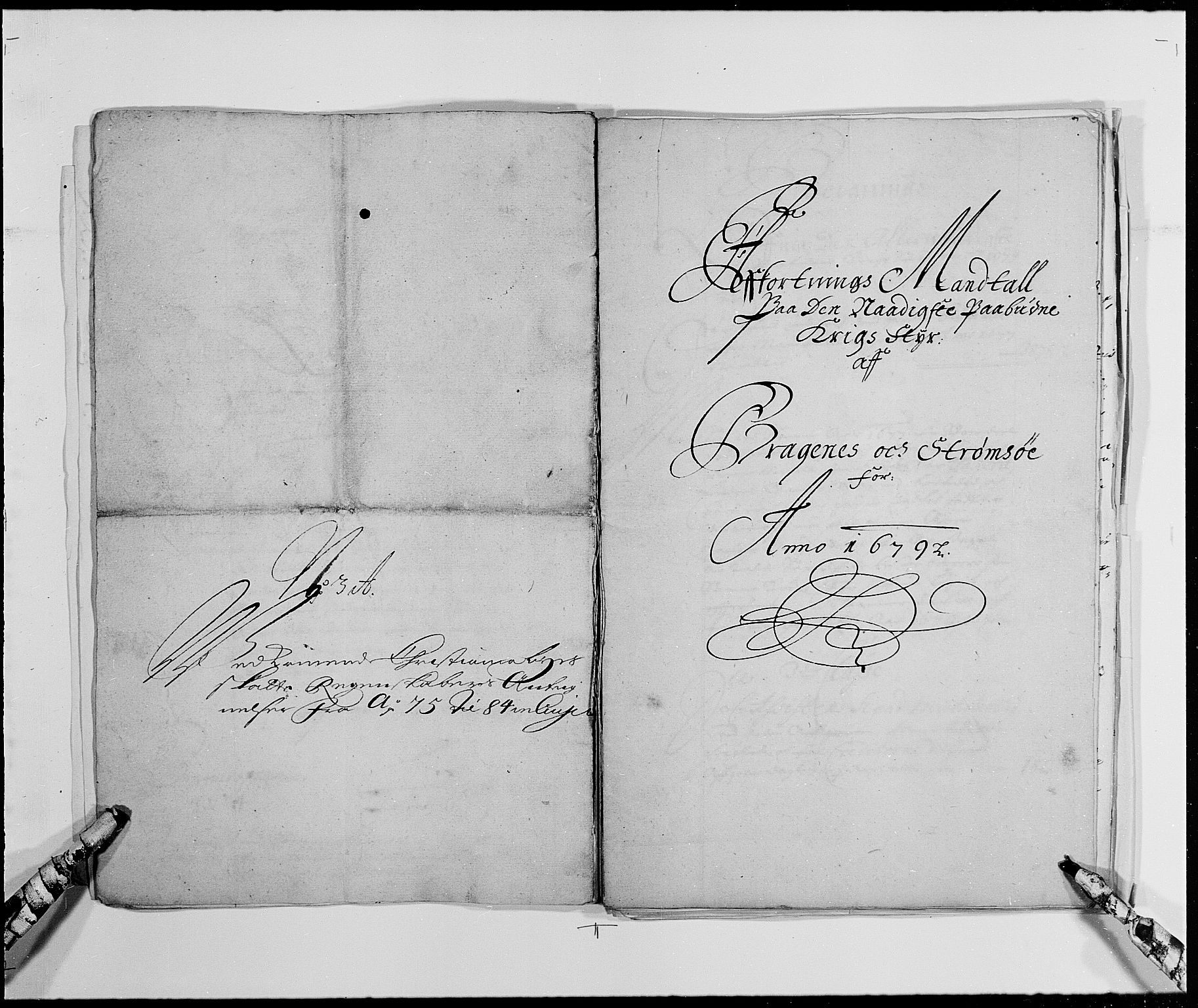 Rentekammeret inntil 1814, Reviderte regnskaper, Byregnskaper, RA/EA-4066/R/Re/L0057: [E2] Kontribusjonsregnskap (med Bragernes og Strømsø), 1664-1684, p. 264