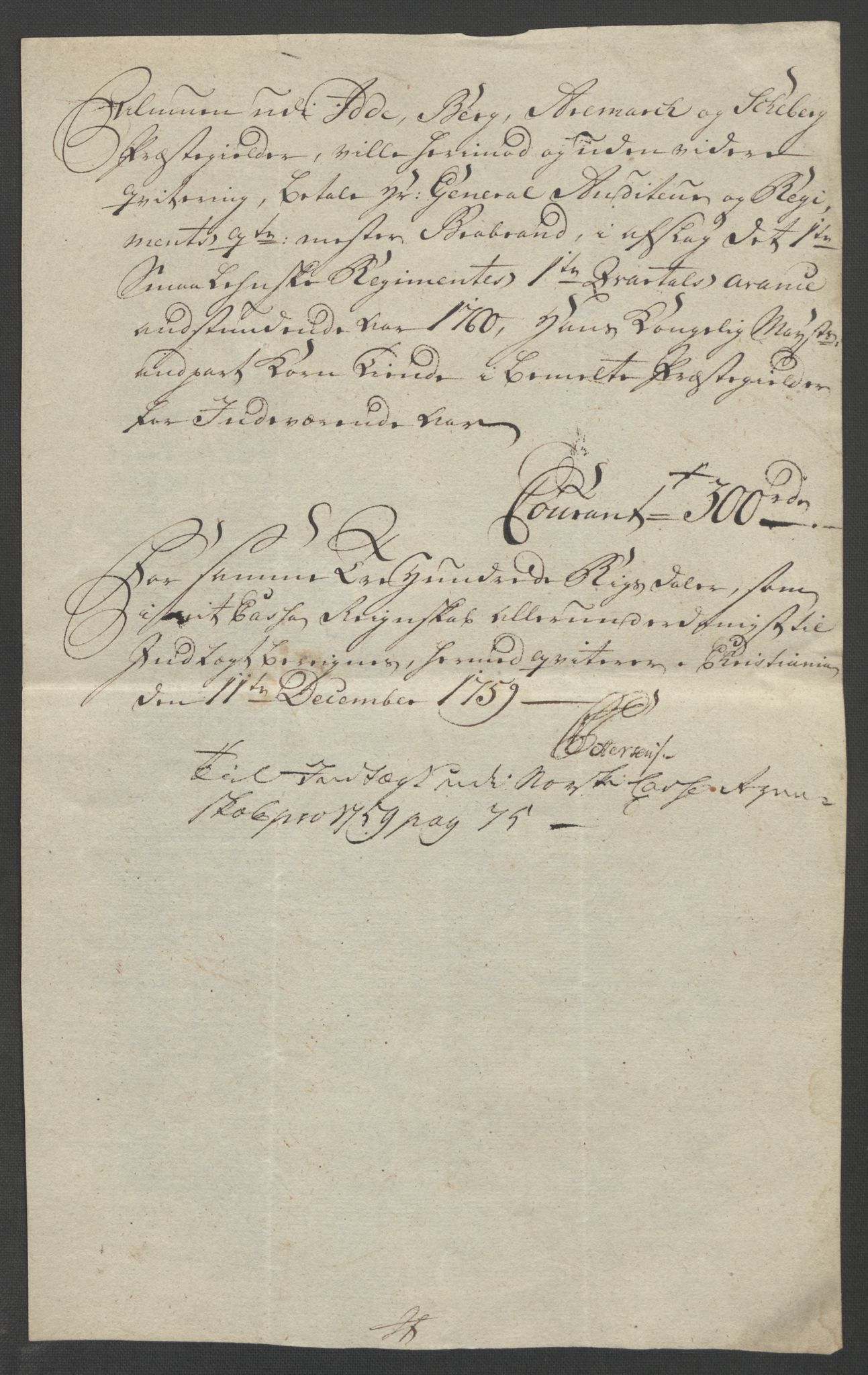 Rentekammeret inntil 1814, Reviderte regnskaper, Fogderegnskap, AV/RA-EA-4092/R01/L0097: Ekstraskatten Idd og Marker, 1756-1767, p. 359