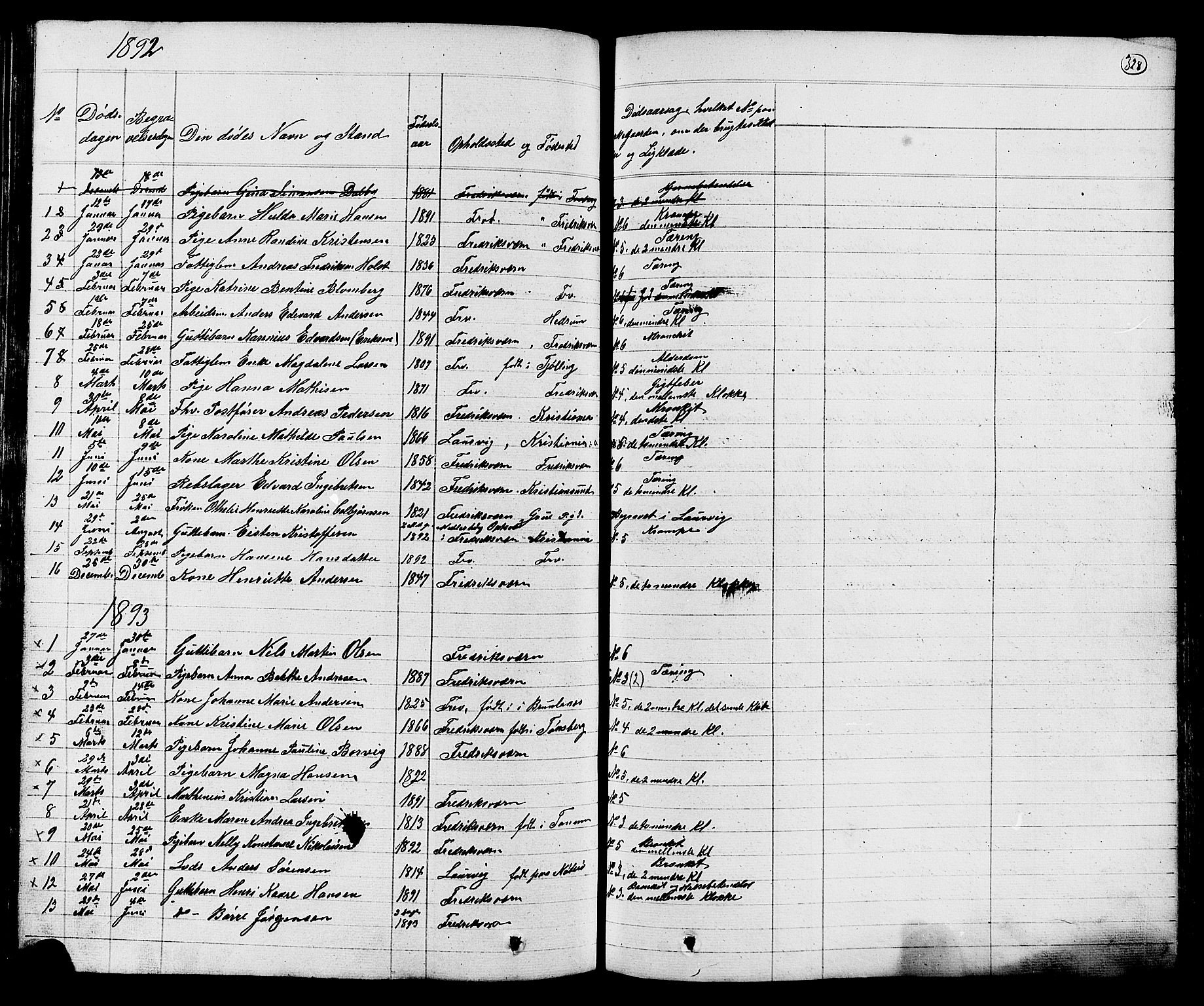 Stavern kirkebøker, AV/SAKO-A-318/G/Ga/L0002: Parish register (copy) no. 2, 1839-1909, p. 328