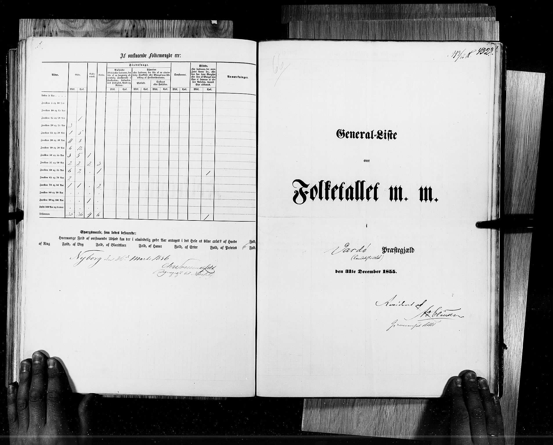 RA, Census 1855, vol. 6B: Nordland amt og Finnmarken amt, 1855, p. 432