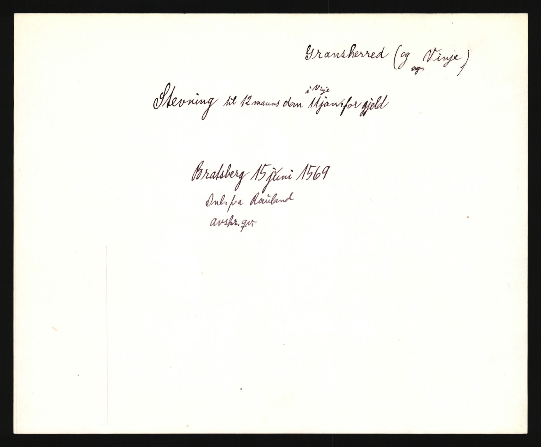 Riksarkivets diplomsamling, AV/RA-EA-5965/F35/F35e/L0021: Registreringssedler Telemark 2, 1400-1700, p. 367