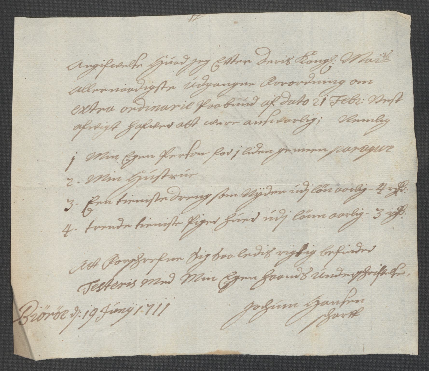 Rentekammeret inntil 1814, Reviderte regnskaper, Fogderegnskap, RA/EA-4092/R64/L4432: Fogderegnskap Namdal, 1711, p. 389