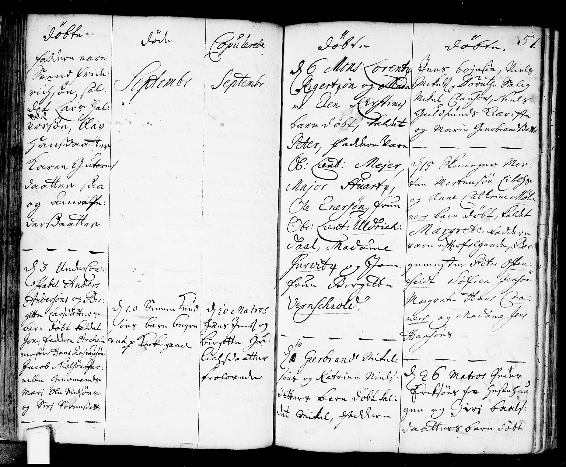 Fredrikstad prestekontor Kirkebøker, AV/SAO-A-11082/F/Fa/L0001: Parish register (official) no. 1, 1717-1731, p. 57