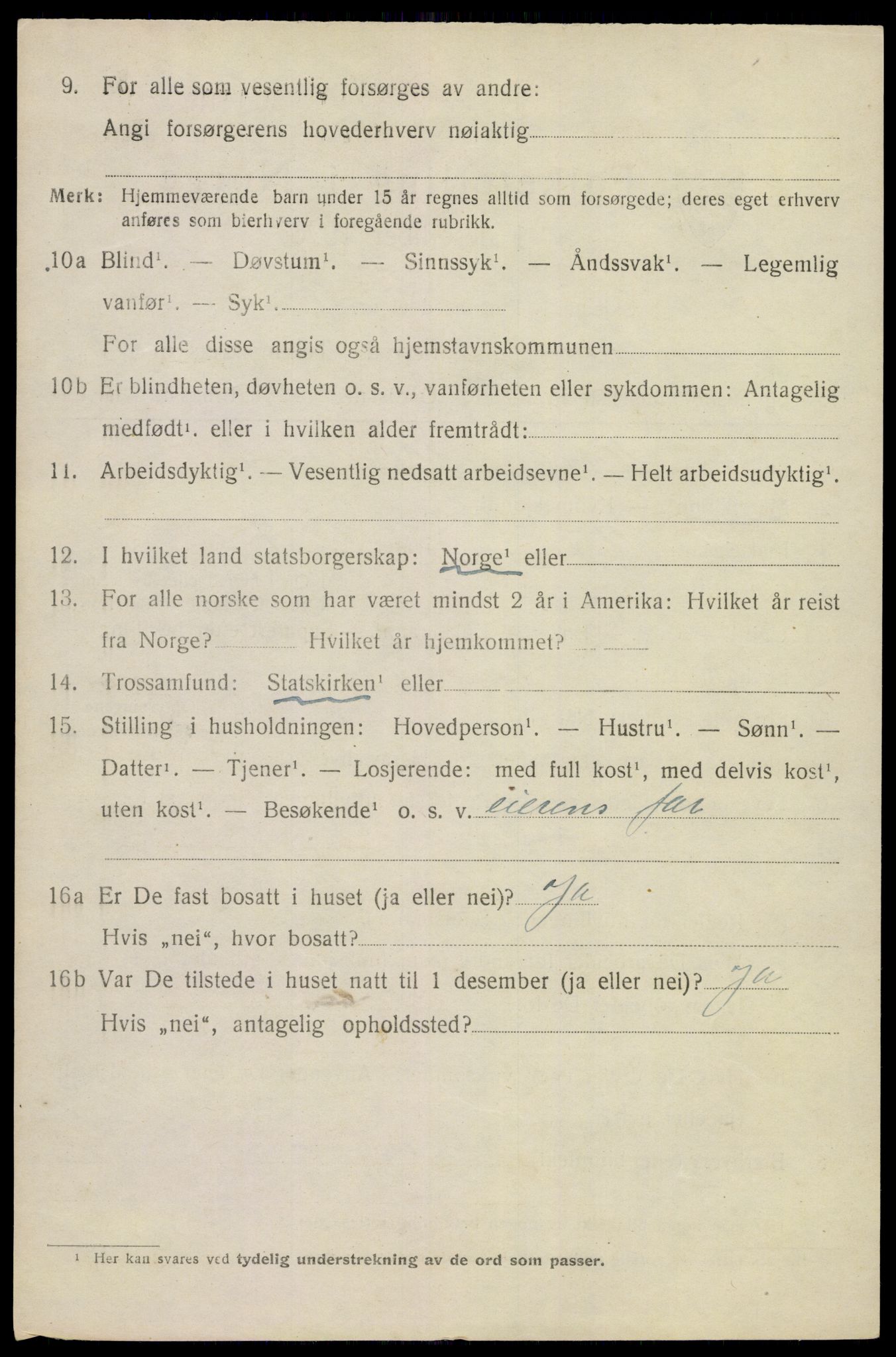 SAKO, 1920 census for Brunlanes, 1920, p. 8320