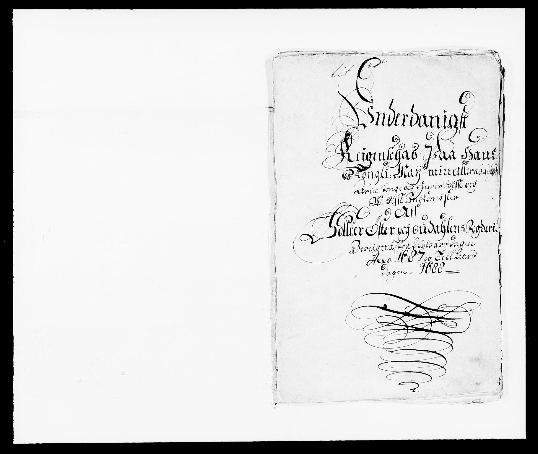 Rentekammeret inntil 1814, Reviderte regnskaper, Fogderegnskap, RA/EA-4092/R13/L0824: Fogderegnskap Solør, Odal og Østerdal, 1687, p. 2