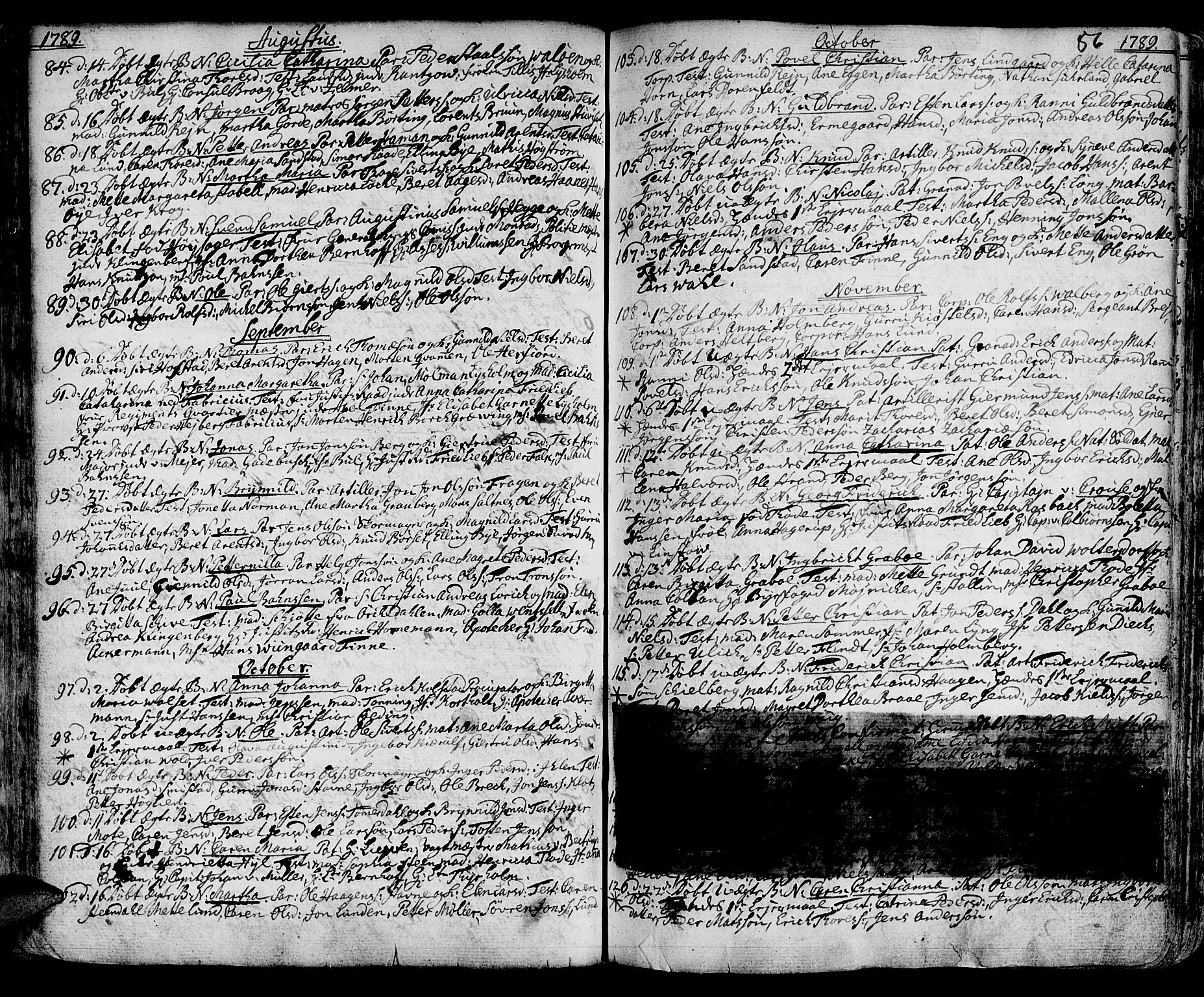Ministerialprotokoller, klokkerbøker og fødselsregistre - Sør-Trøndelag, SAT/A-1456/601/L0039: Parish register (official) no. 601A07, 1770-1819, p. 86