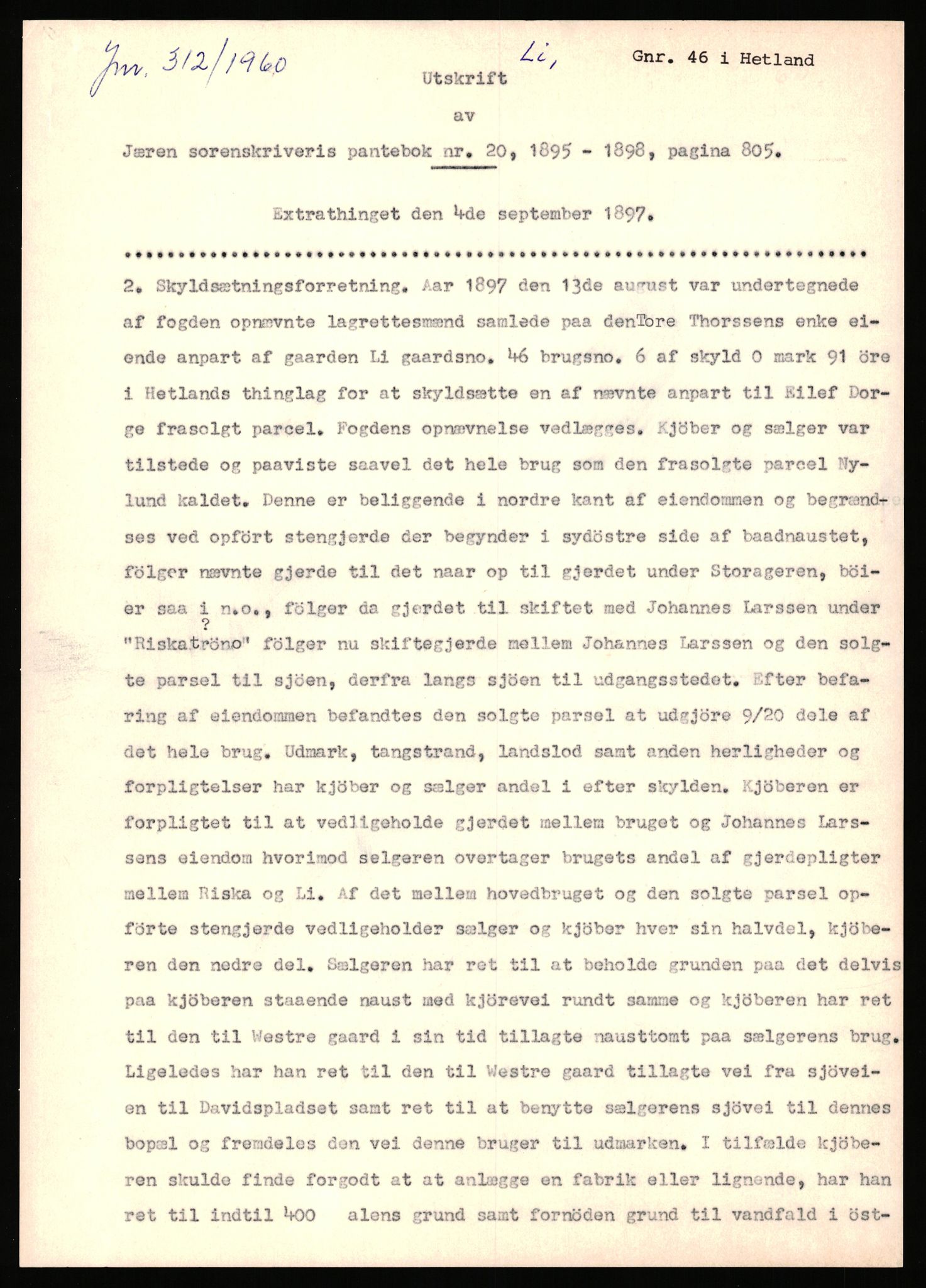 Statsarkivet i Stavanger, AV/SAST-A-101971/03/Y/Yj/L0053: Avskrifter sortert etter gårdsnavn: Leigvam - Liland, 1750-1930, p. 221