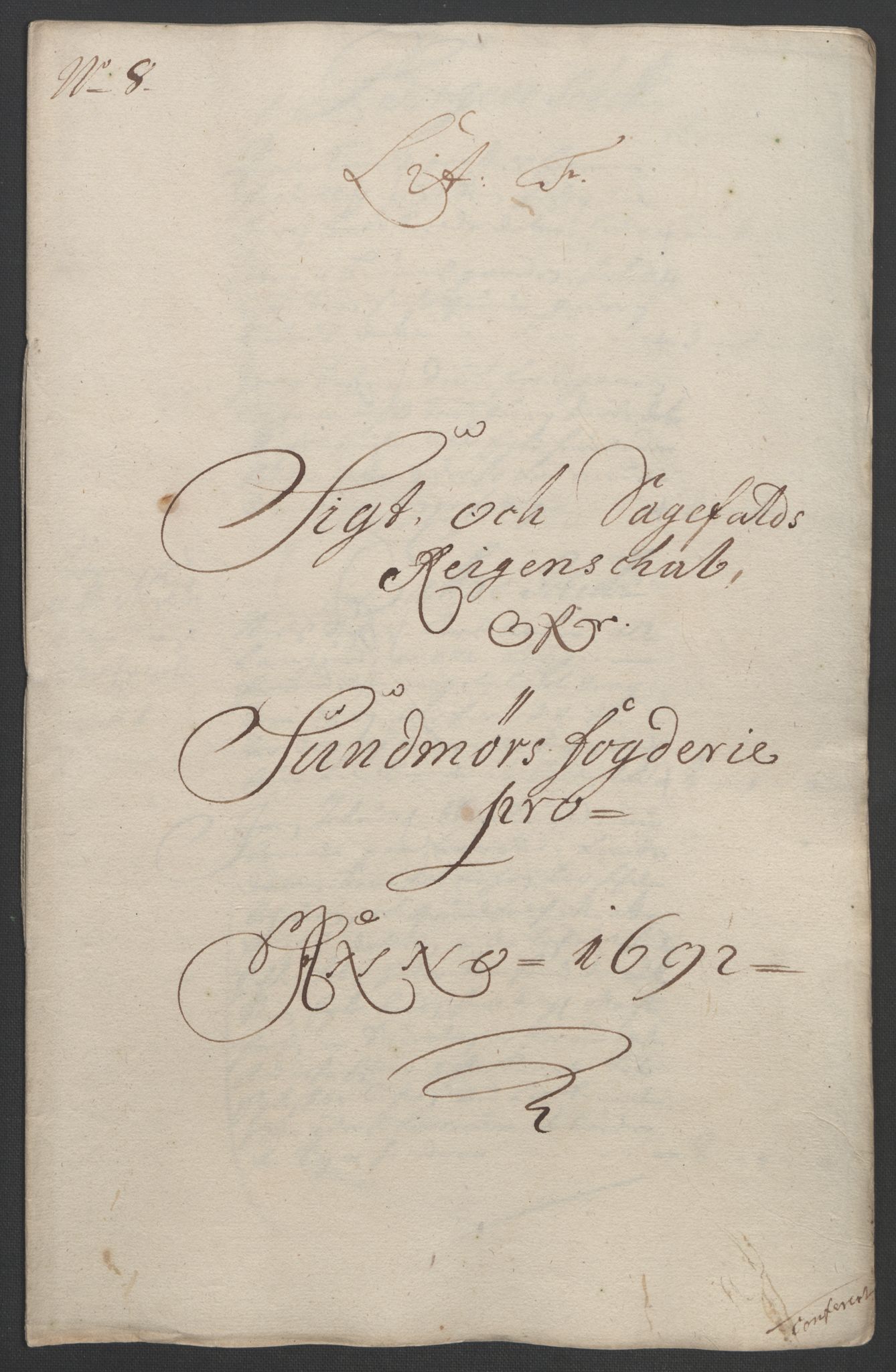 Rentekammeret inntil 1814, Reviderte regnskaper, Fogderegnskap, RA/EA-4092/R54/L3554: Fogderegnskap Sunnmøre, 1691-1693, p. 257