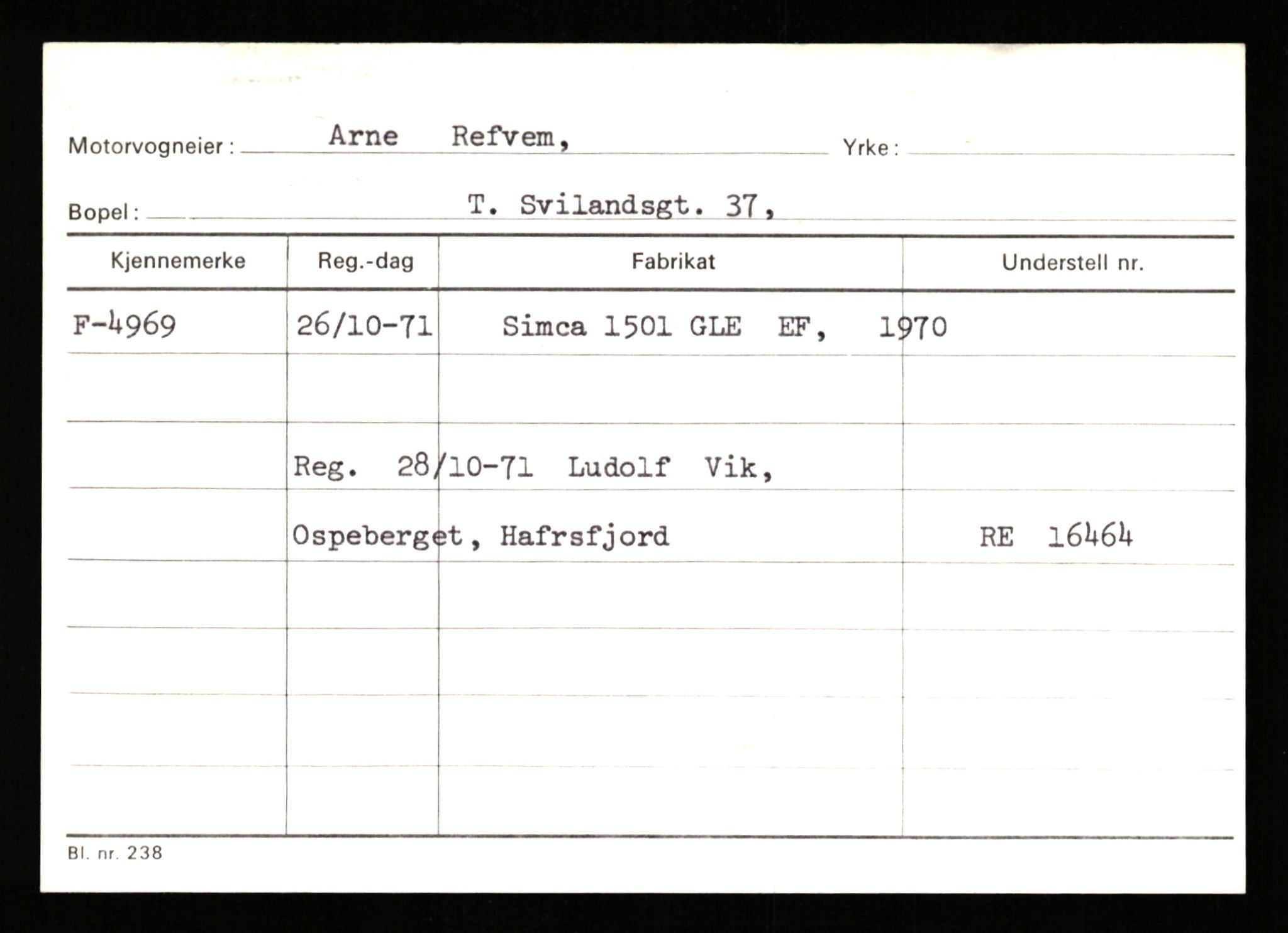 Stavanger trafikkstasjon, AV/SAST-A-101942/0/G/L0001: Registreringsnummer: 0 - 5782, 1930-1971, p. 2911