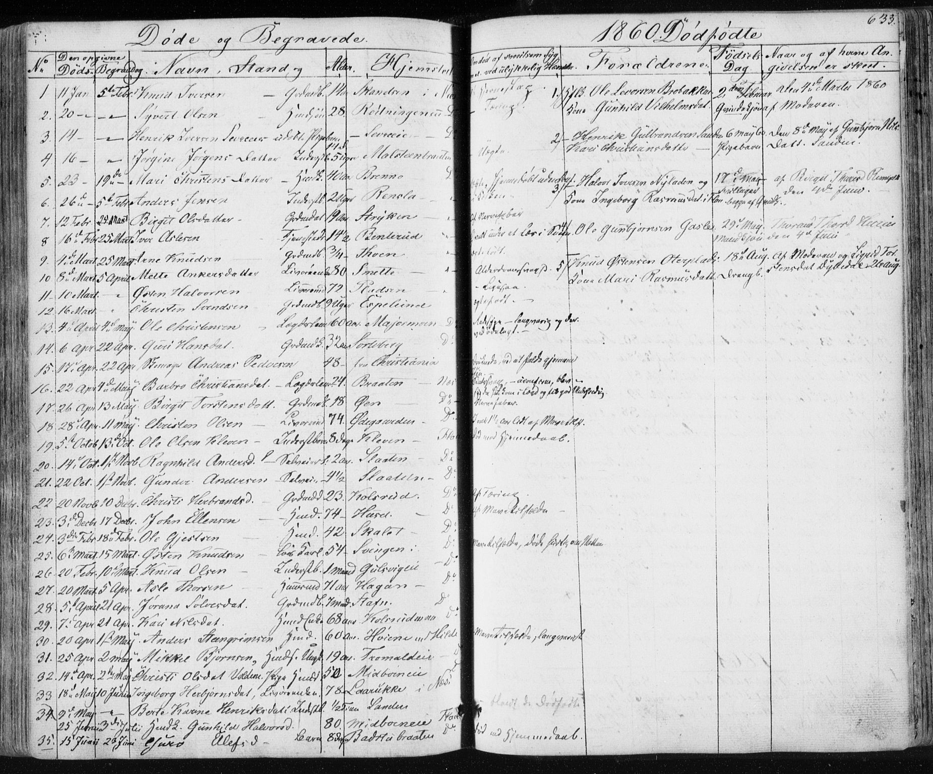 Nes kirkebøker, AV/SAKO-A-236/F/Fa/L0009: Parish register (official) no. 9, 1834-1863, p. 635