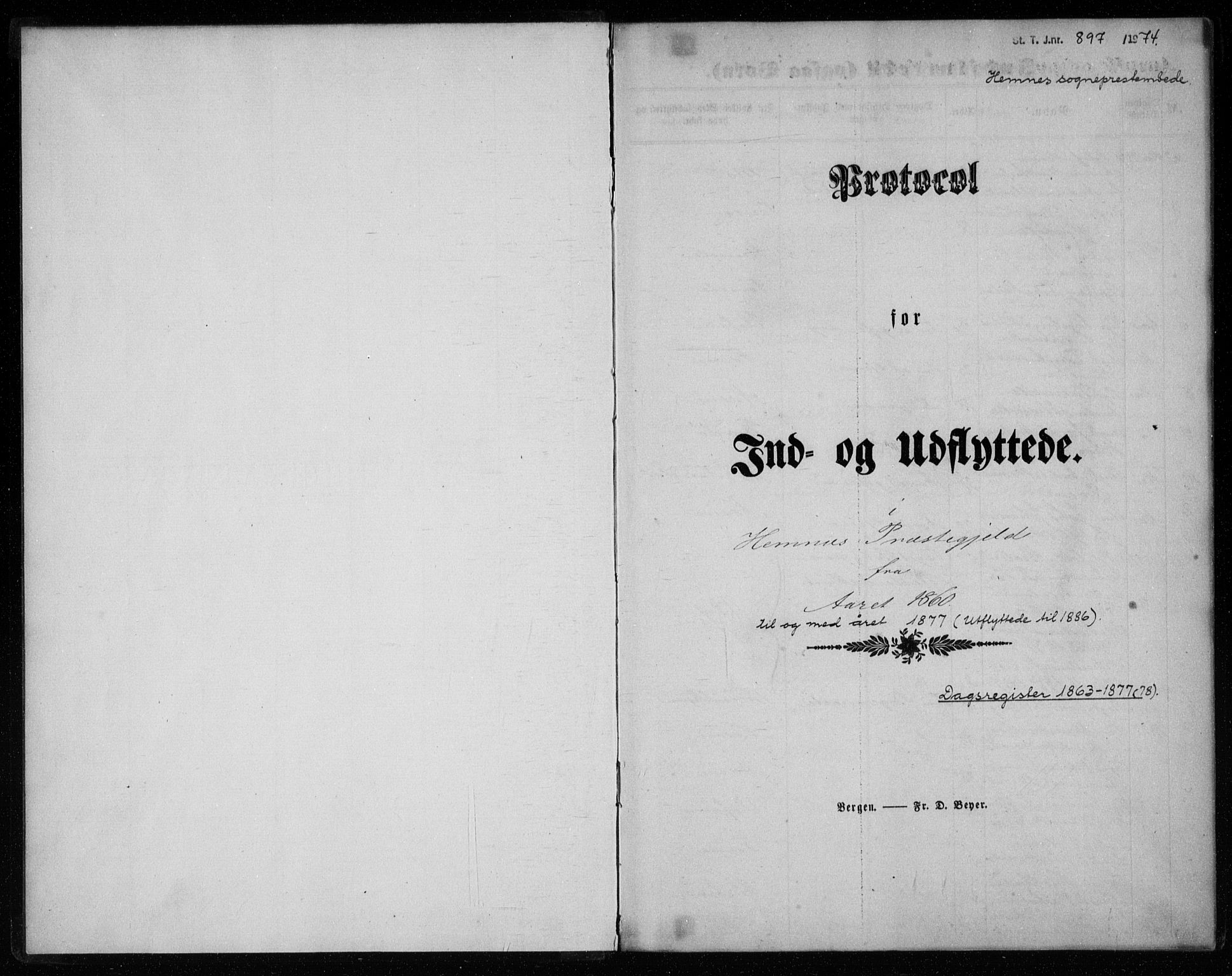 Ministerialprotokoller, klokkerbøker og fødselsregistre - Nordland, SAT/A-1459/825/L0360: Parish register (official) no. 825A14, 1860-1886