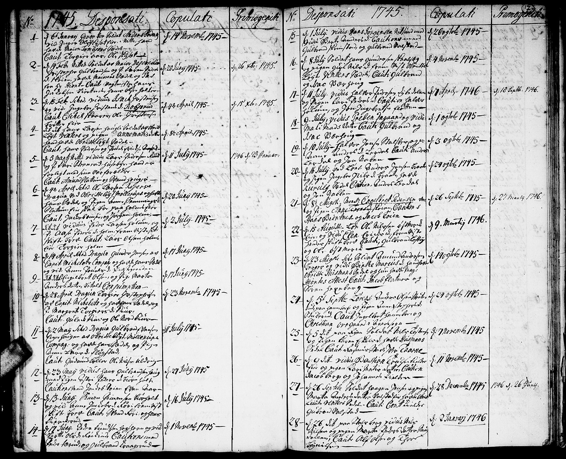 Skedsmo prestekontor Kirkebøker, SAO/A-10033a/F/Fa/L0004: Parish register (official) no. I 4, 1737-1768, p. 17