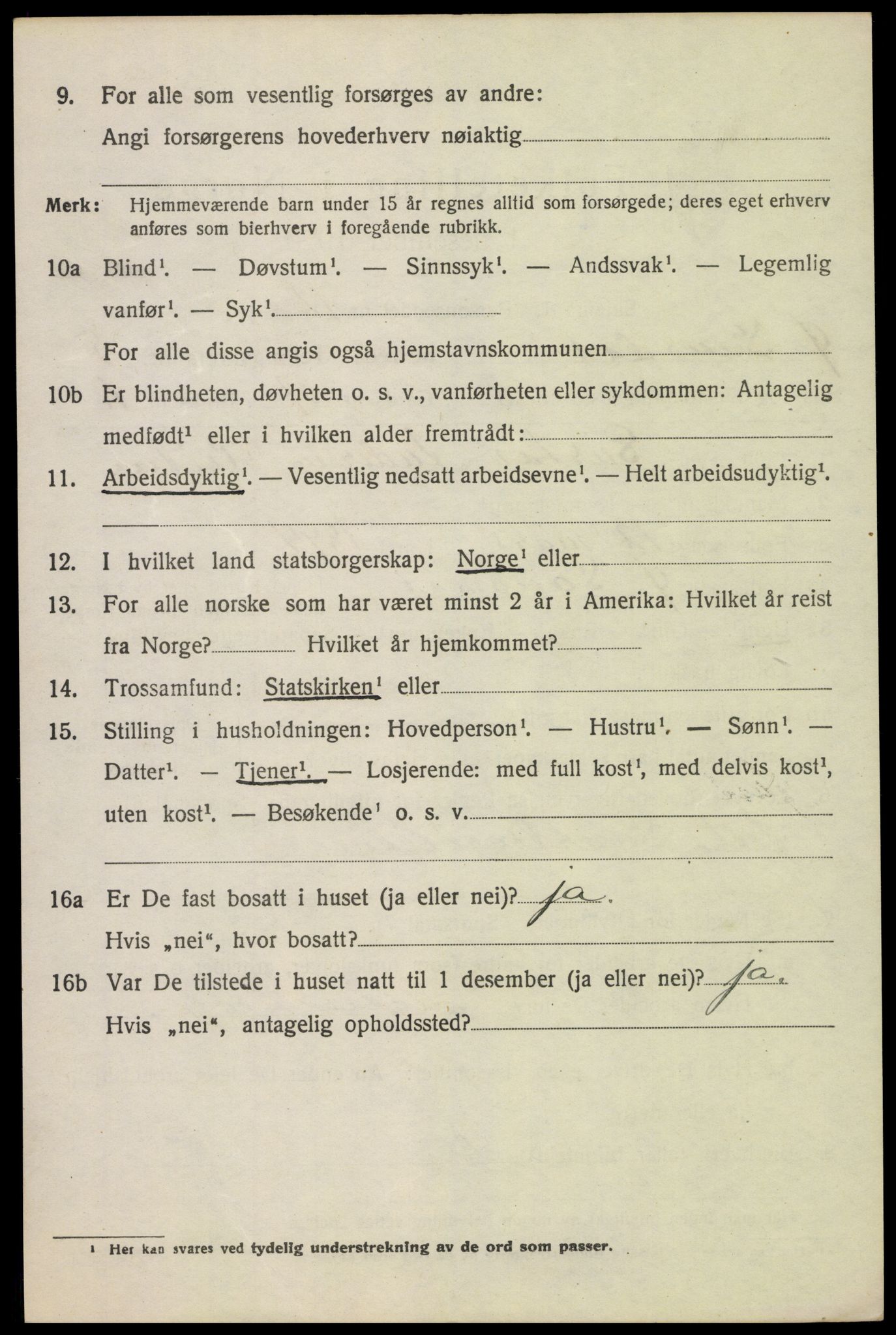 SAH, 1920 census for Østre Gausdal, 1920, p. 2809