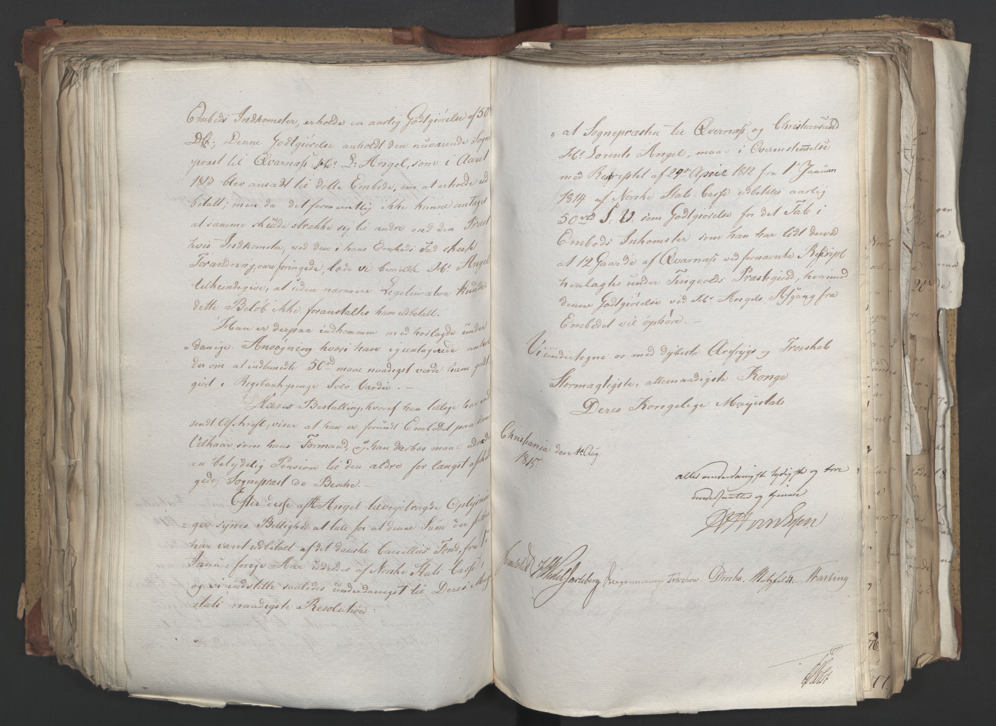 Statsrådsavdelingen i Stockholm, AV/RA-S-1003/D/Da/L0003: Regjeringsinnstillinger nr. 519-787, 1815, p. 302