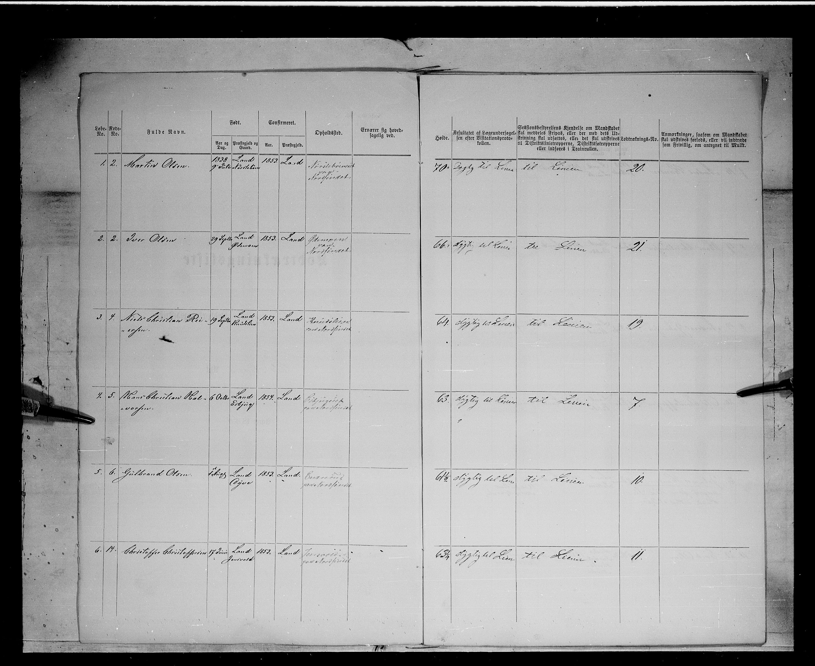 Fylkesmannen i Oppland, AV/SAH-FYO-002/1/K/Kg/L1167: Søndre og Nordre Land, Vestre Toten, 1860-1879, p. 9011
