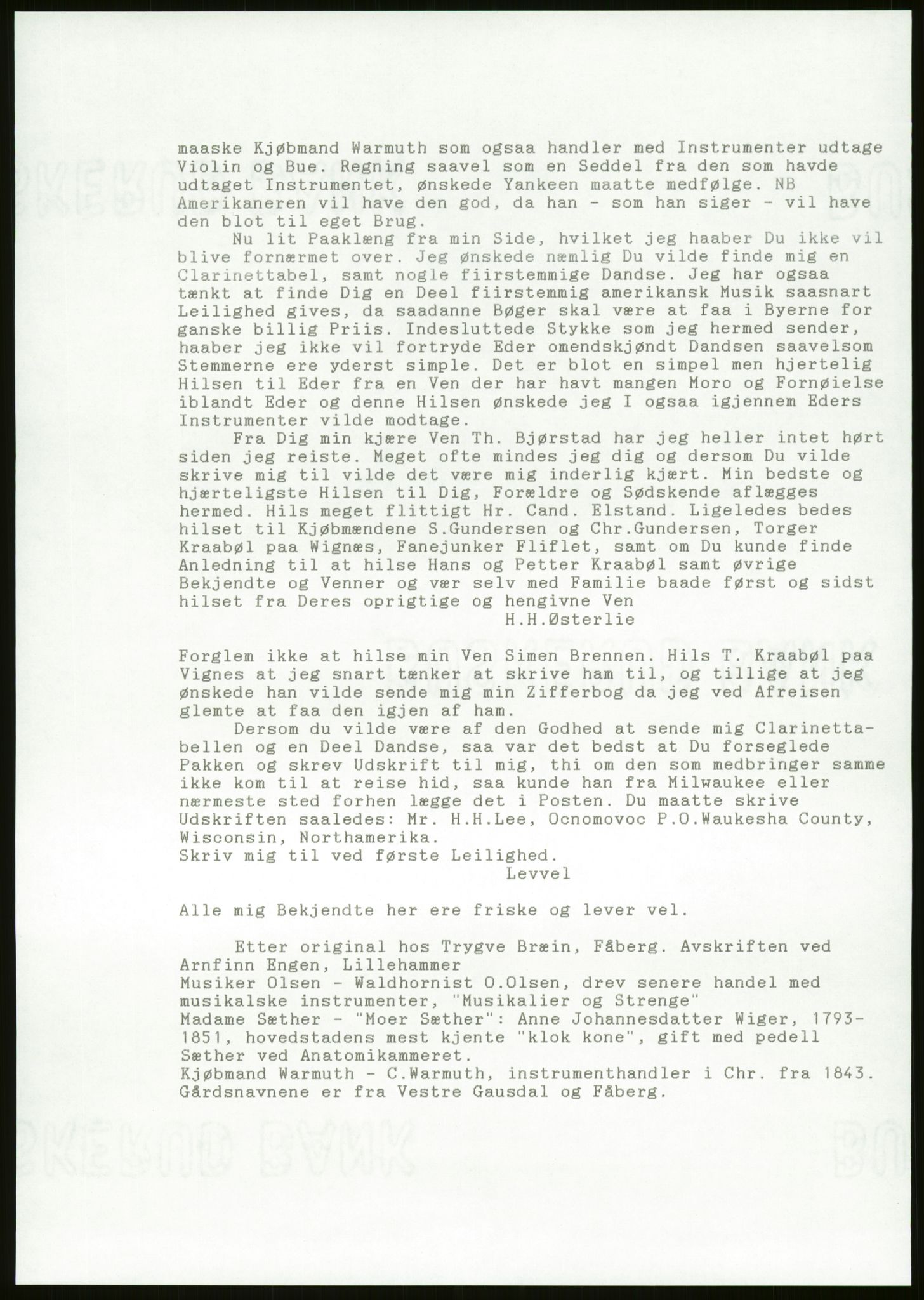 Samlinger til kildeutgivelse, Amerikabrevene, AV/RA-EA-4057/F/L0011: Innlån fra Oppland: Bræin - Knudsen, 1838-1914, p. 9