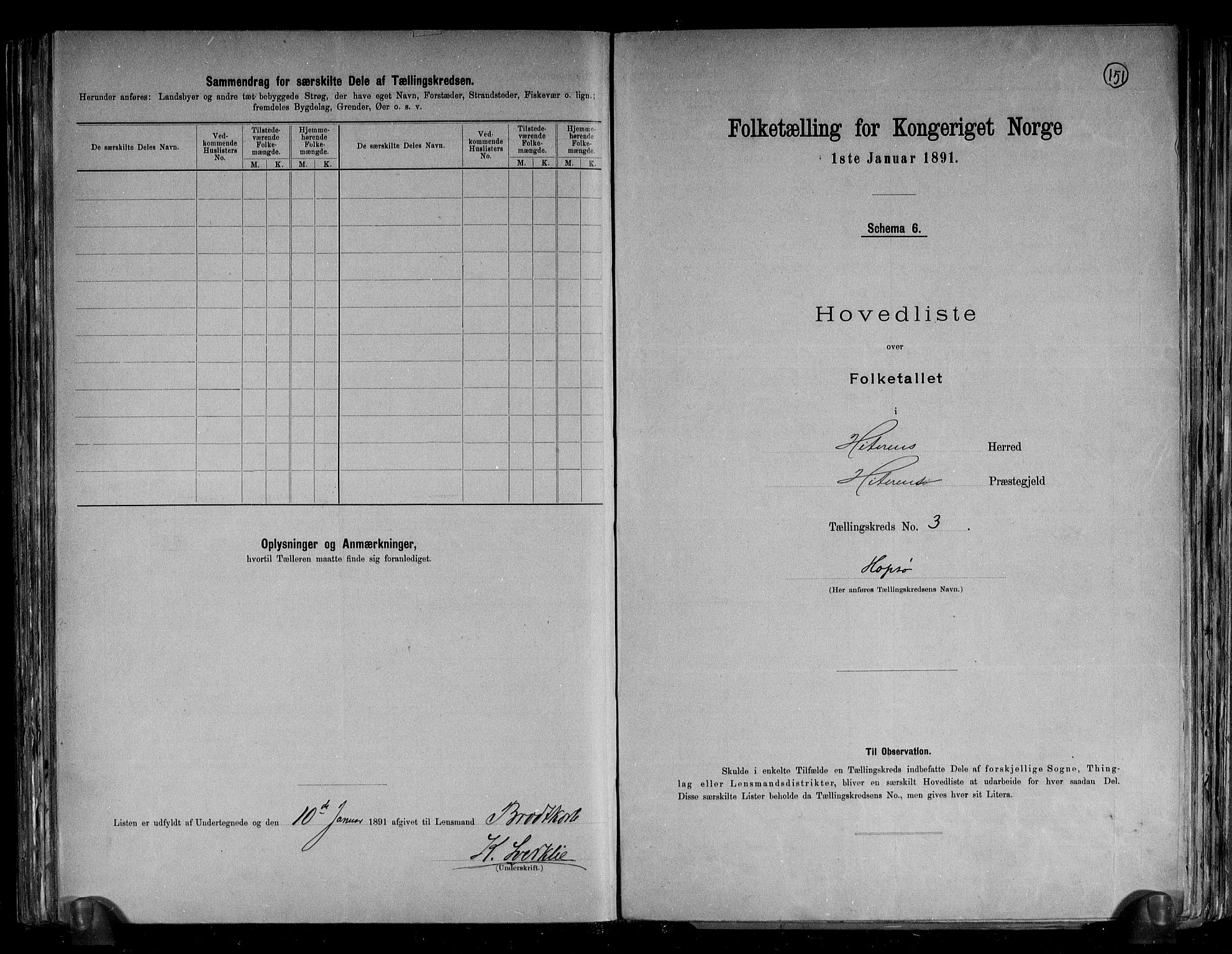 RA, 1891 census for 1617 Hitra, 1891, p. 8