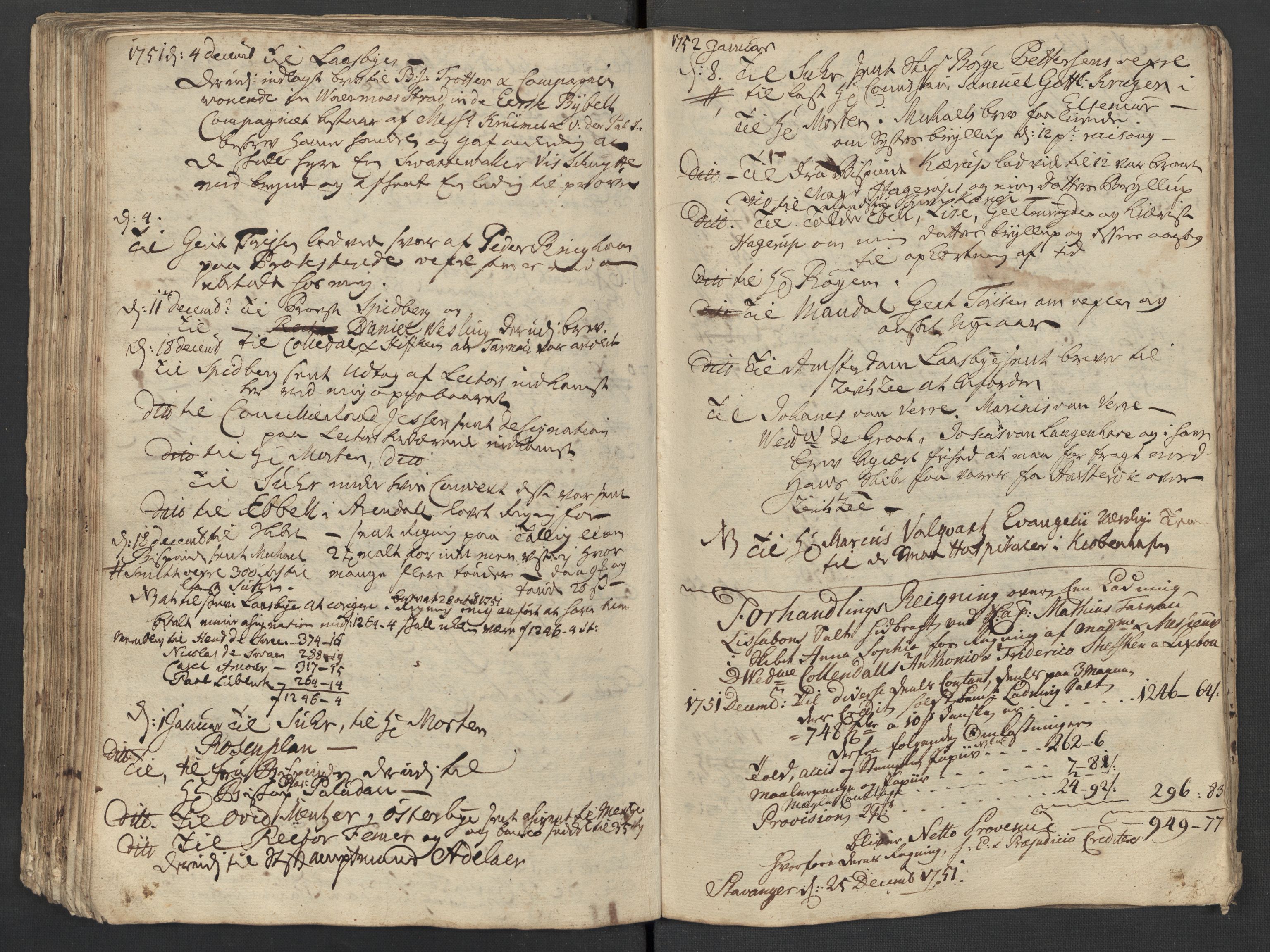 Pa 0119 - Smith, Lauritz Andersen og Lauritz Lauritzen, SAST/A-100231/O/L0001: Kopibøker m.m., 1746-1755, p. 136