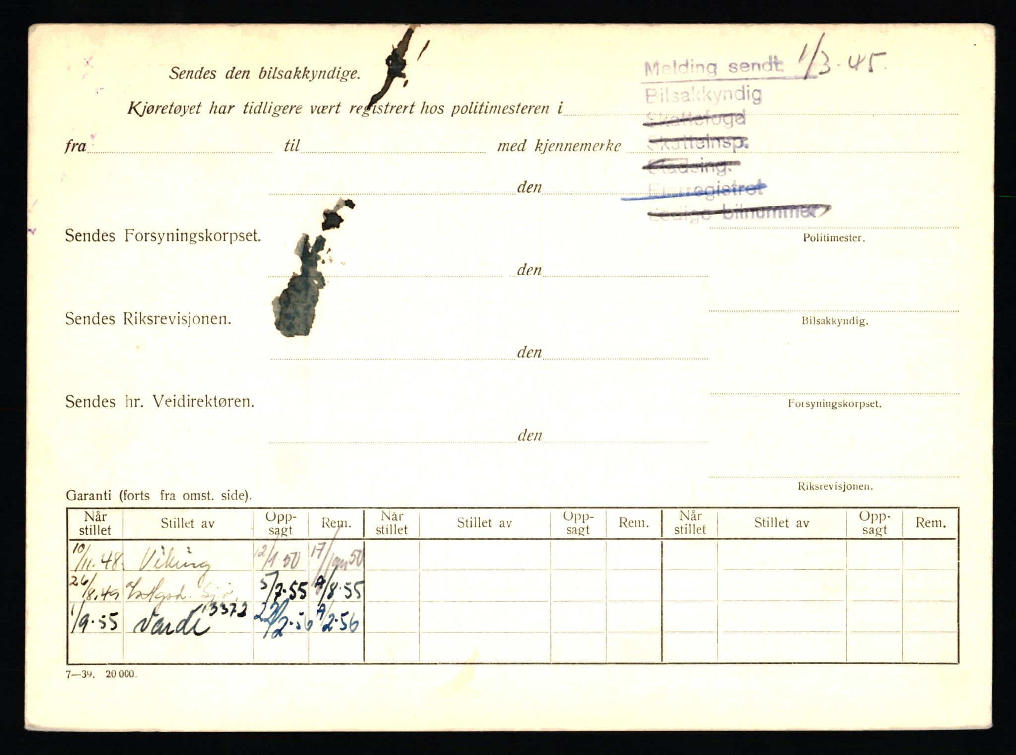 Stavanger trafikkstasjon, SAST/A-101942/0/F/L0025: L-13500 - L-13999, 1930-1971, p. 426