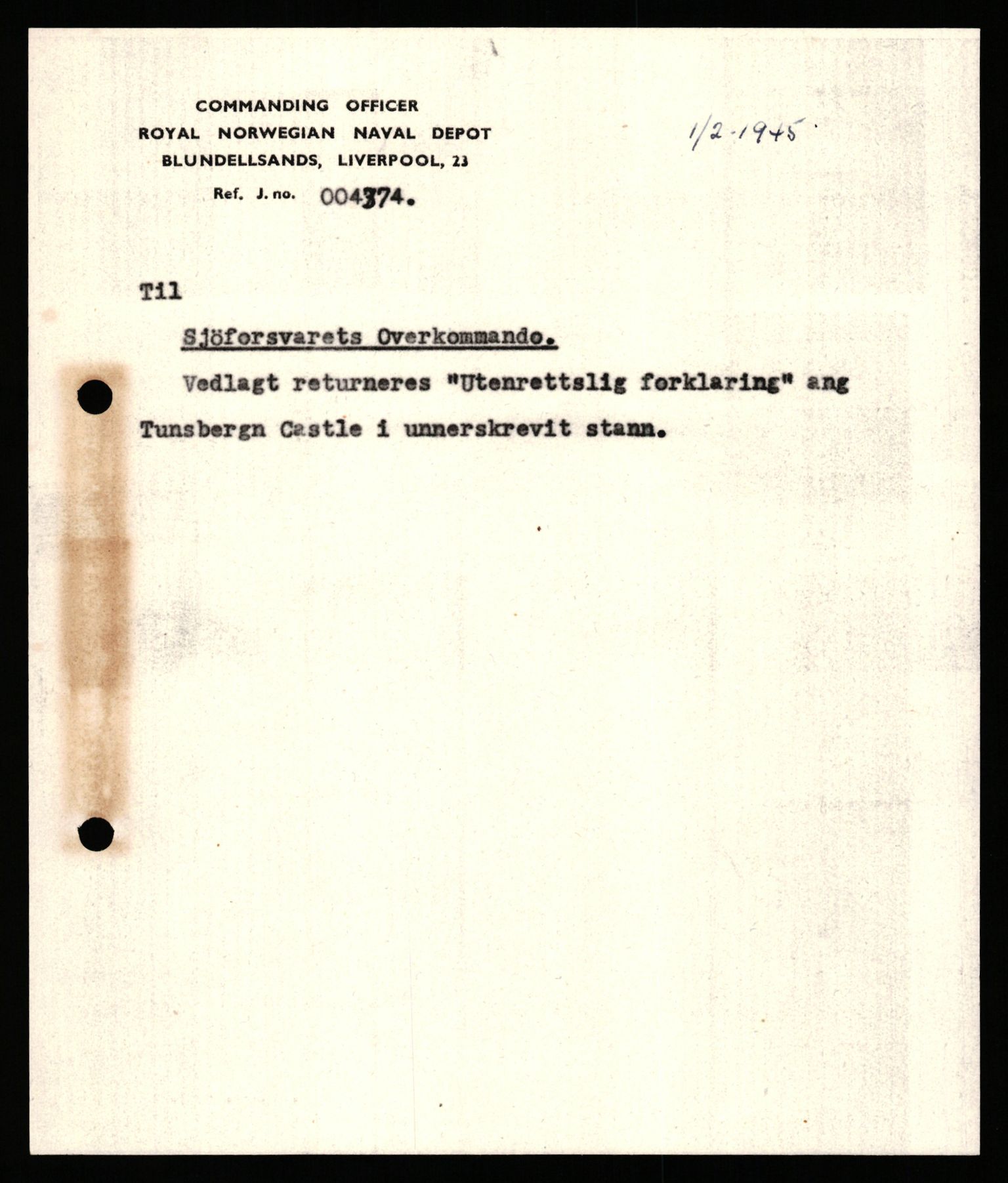 Forsvaret, Sjøforsvarets overkommando, AV/RA-RAFA-2035/D/Dc/L0306: --, 1940-1945, p. 512