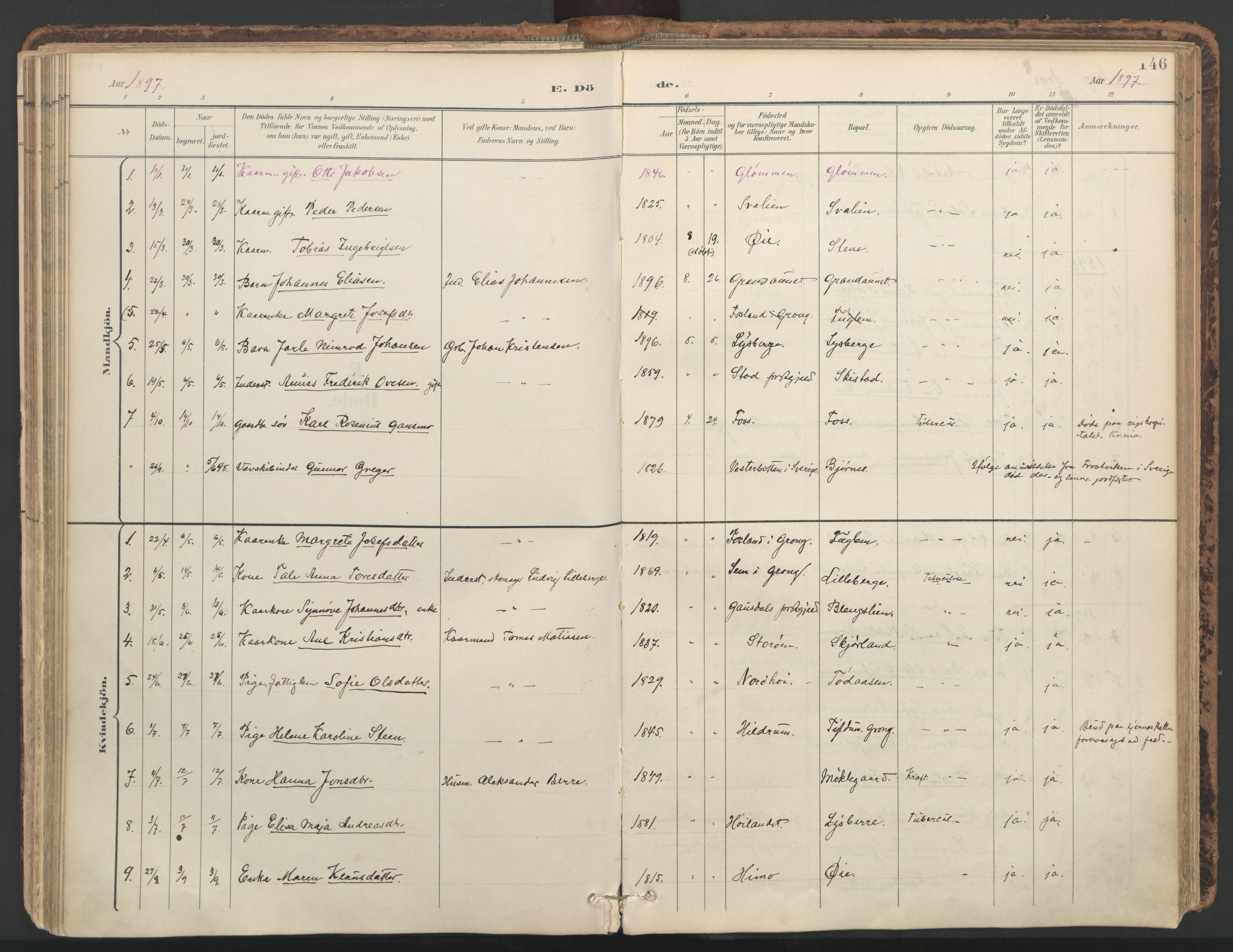 Ministerialprotokoller, klokkerbøker og fødselsregistre - Nord-Trøndelag, SAT/A-1458/764/L0556: Parish register (official) no. 764A11, 1897-1924, p. 146
