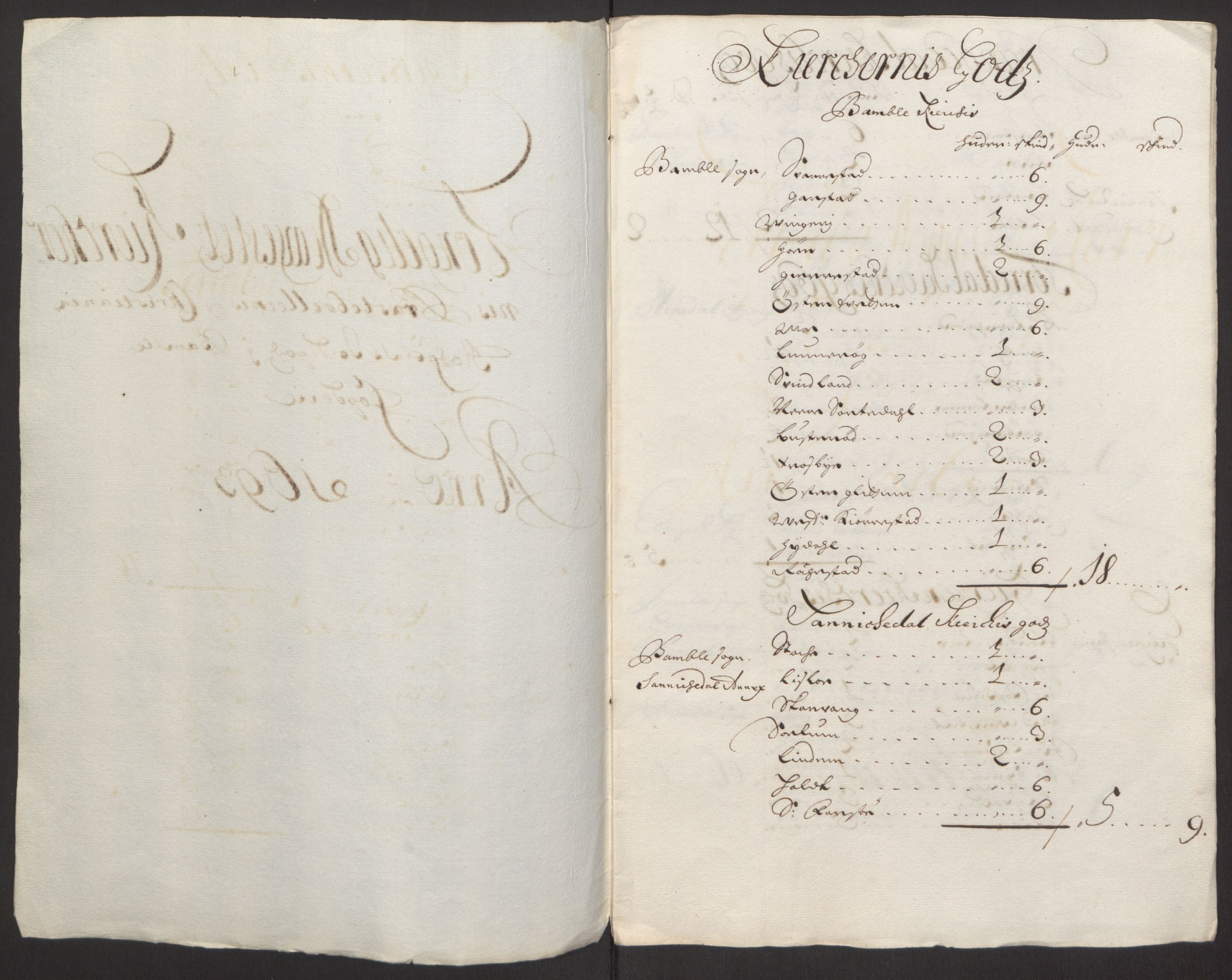 Rentekammeret inntil 1814, Reviderte regnskaper, Fogderegnskap, RA/EA-4092/R34/L2052: Fogderegnskap Bamble, 1692-1693, p. 361
