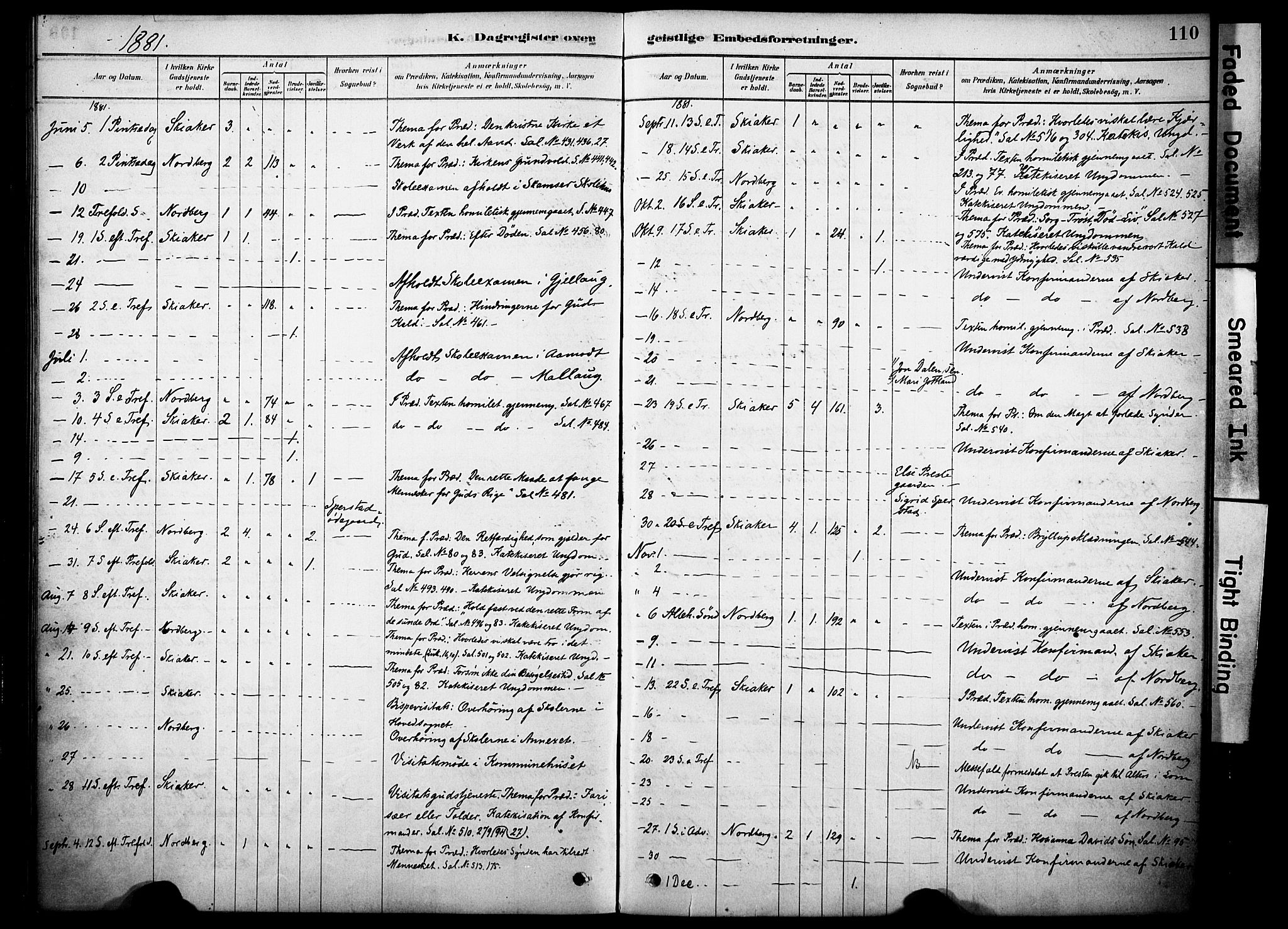 Skjåk prestekontor, AV/SAH-PREST-072/H/Ha/Haa/L0002: Parish register (official) no. 2, 1878-1907, p. 110