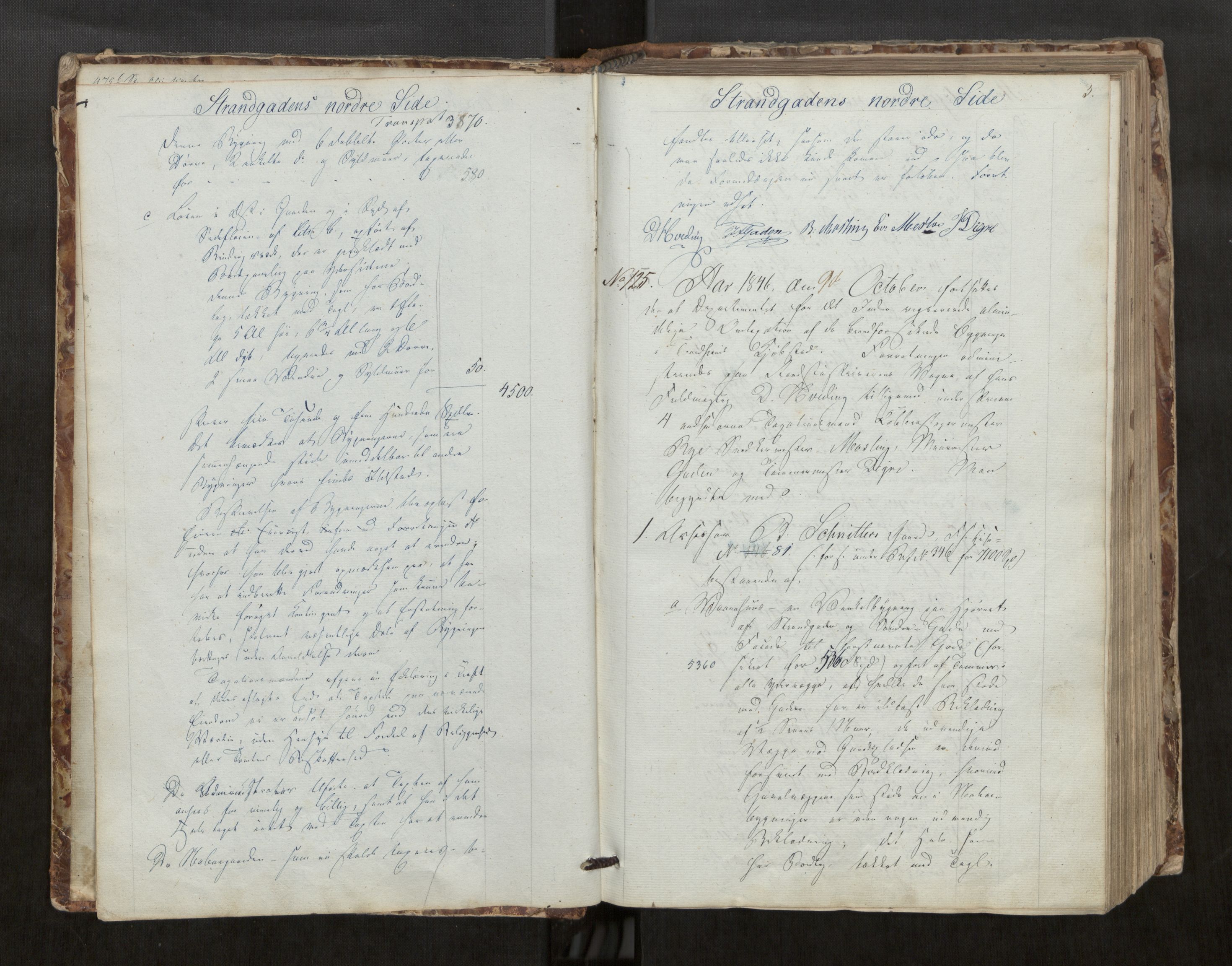 Norges Brannkasse Trondheim magistrat, AV/SAT-A-5590/Fa/L0022: Branntakstprotokoll C, 1846, p. 2b-3a