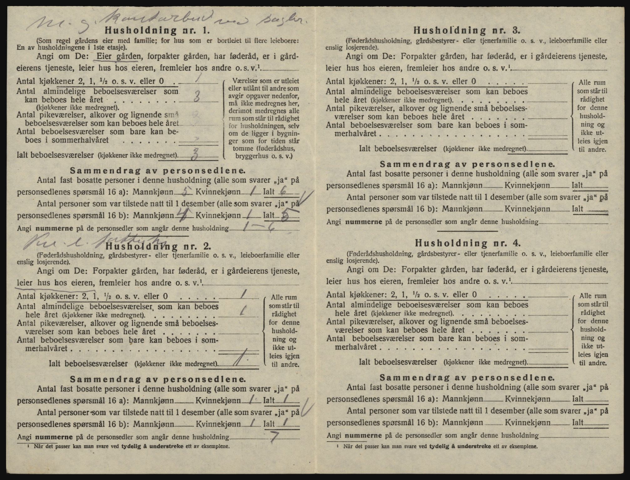 SAO, 1920 census for Glemmen, 1920, p. 506