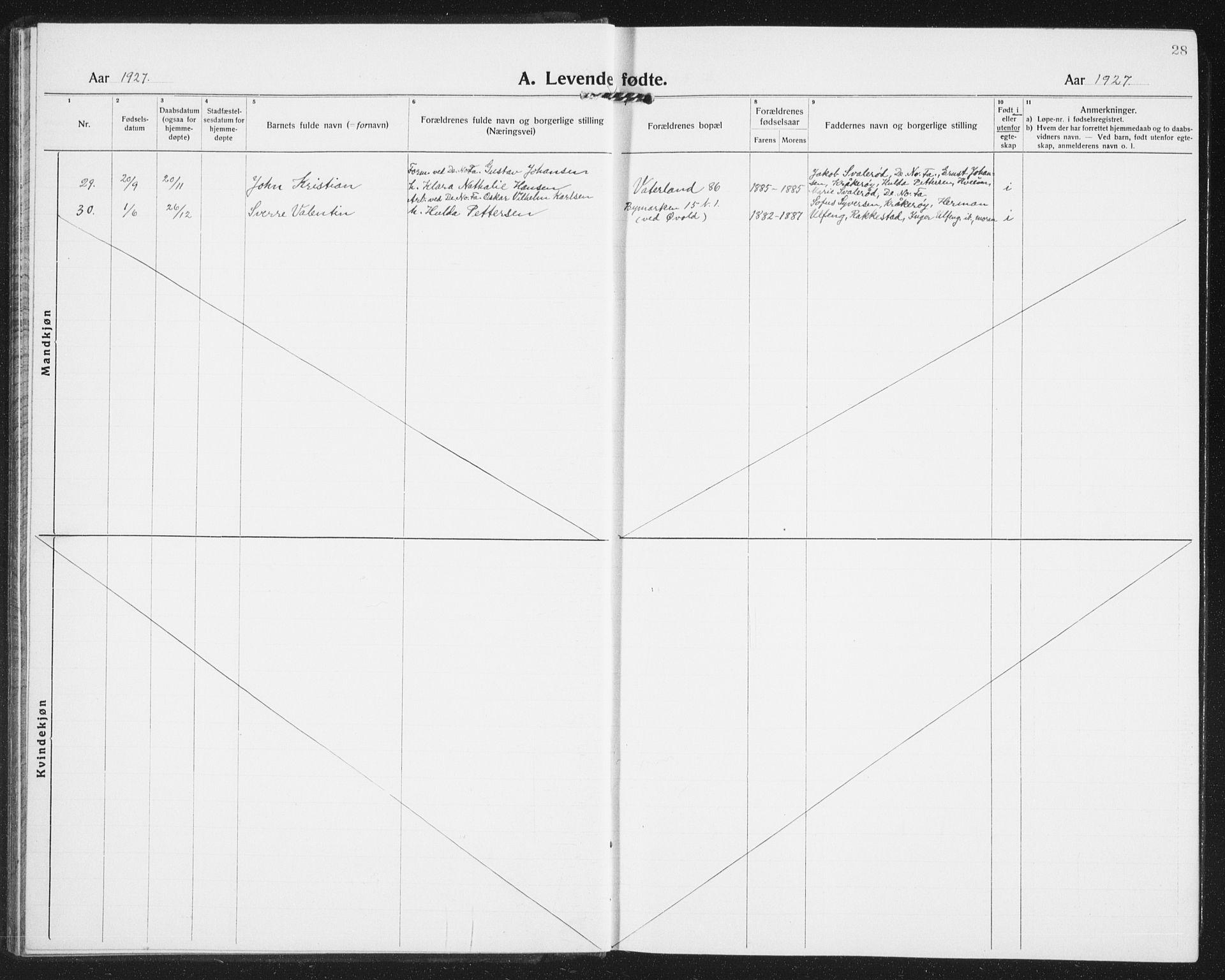 Østre Fredrikstad prestekontor Kirkebøker, SAO/A-10907/G/Ga/L0003: Parish register (copy) no. 3, 1920-1940, p. 28