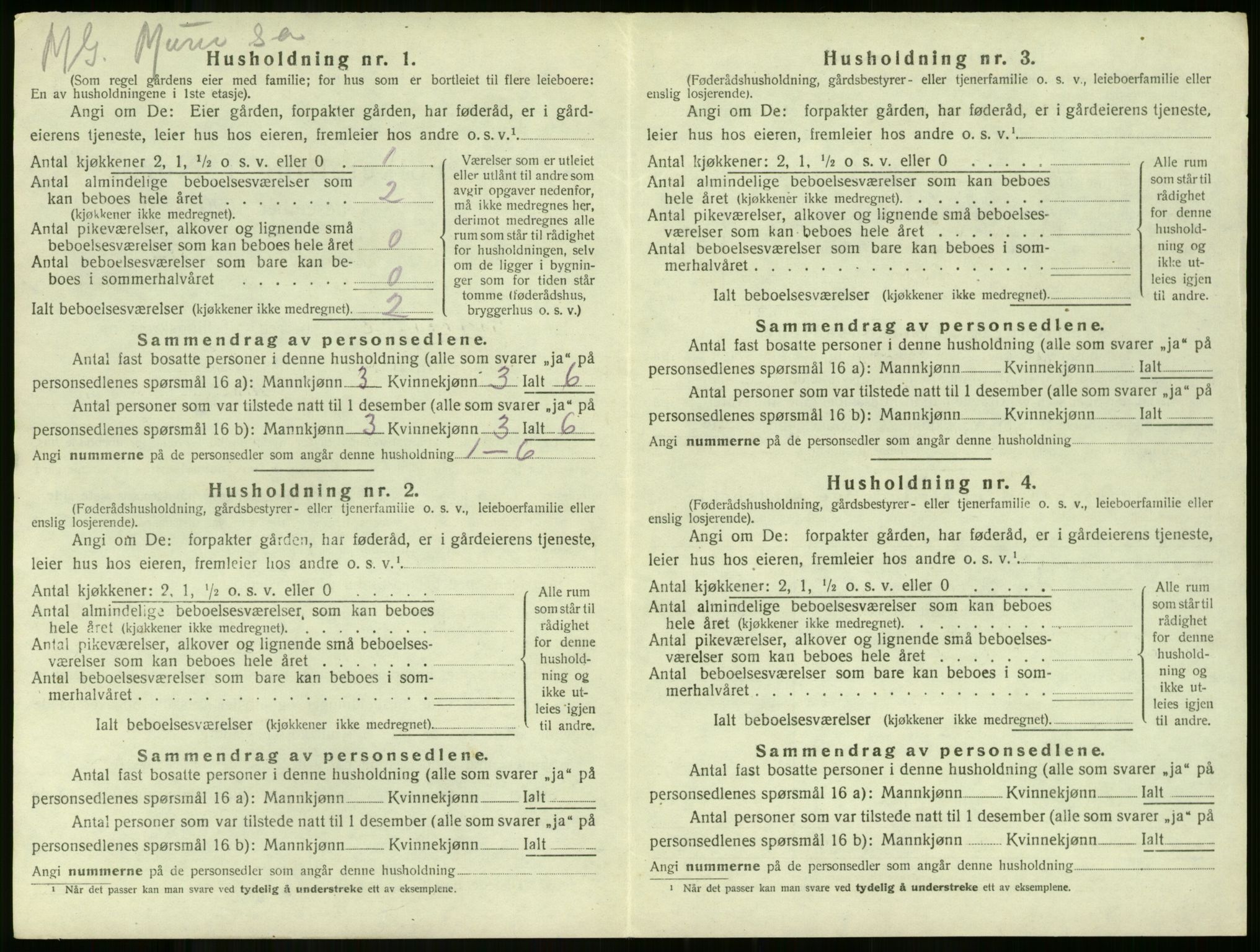 SAKO, 1920 census for Ramnes, 1920, p. 401