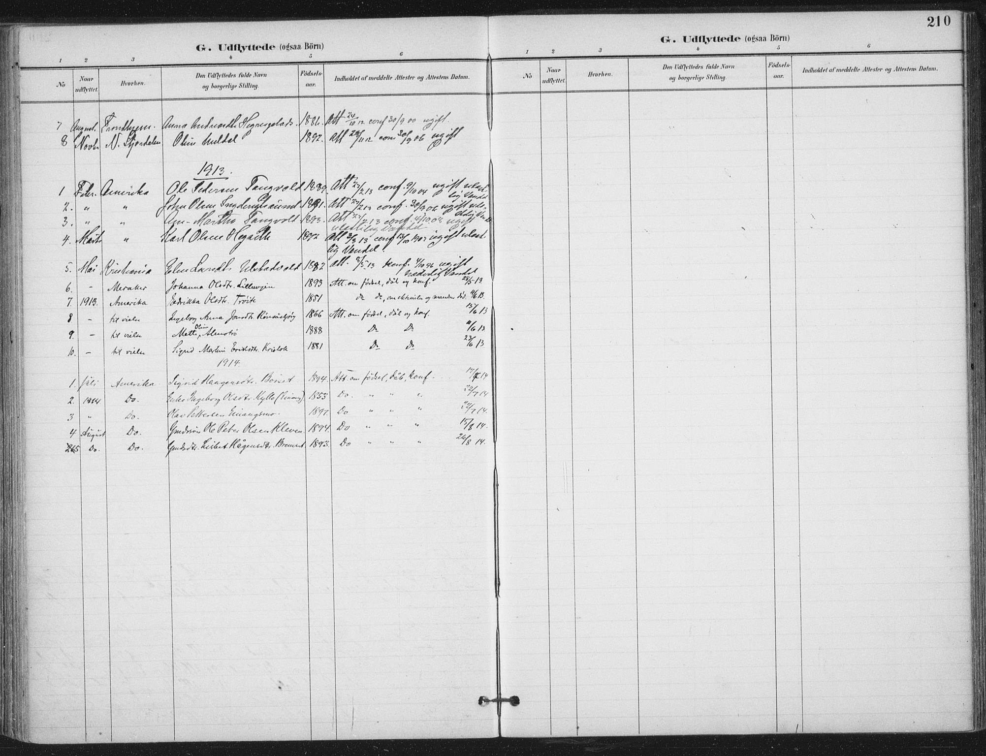 Ministerialprotokoller, klokkerbøker og fødselsregistre - Nord-Trøndelag, SAT/A-1458/703/L0031: Parish register (official) no. 703A04, 1893-1914, p. 210