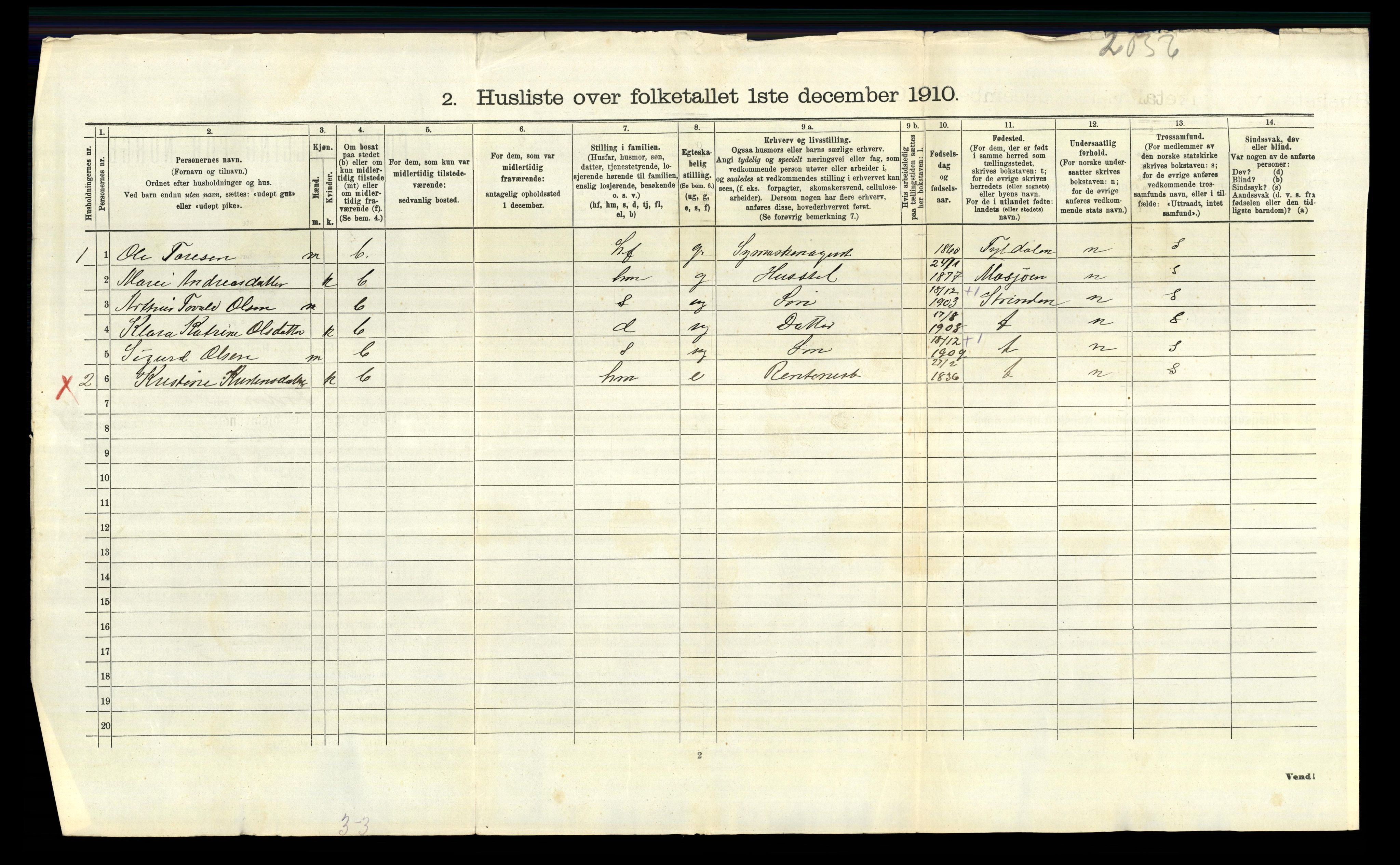 RA, 1910 census for Løten, 1910, p. 873