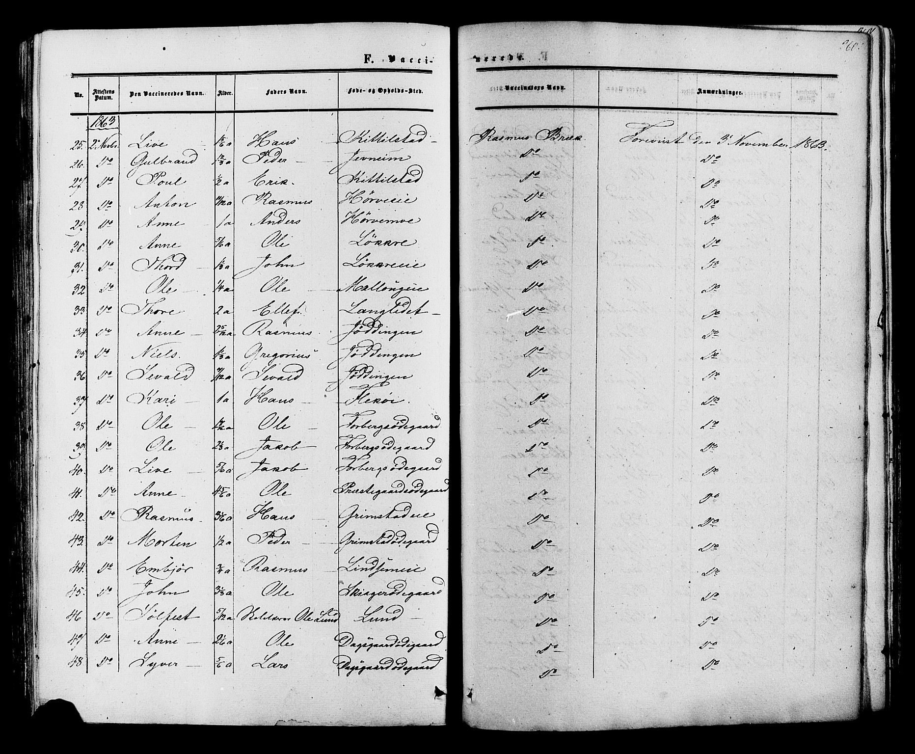 Lom prestekontor, SAH/PREST-070/K/L0007: Parish register (official) no. 7, 1863-1884, p. 360