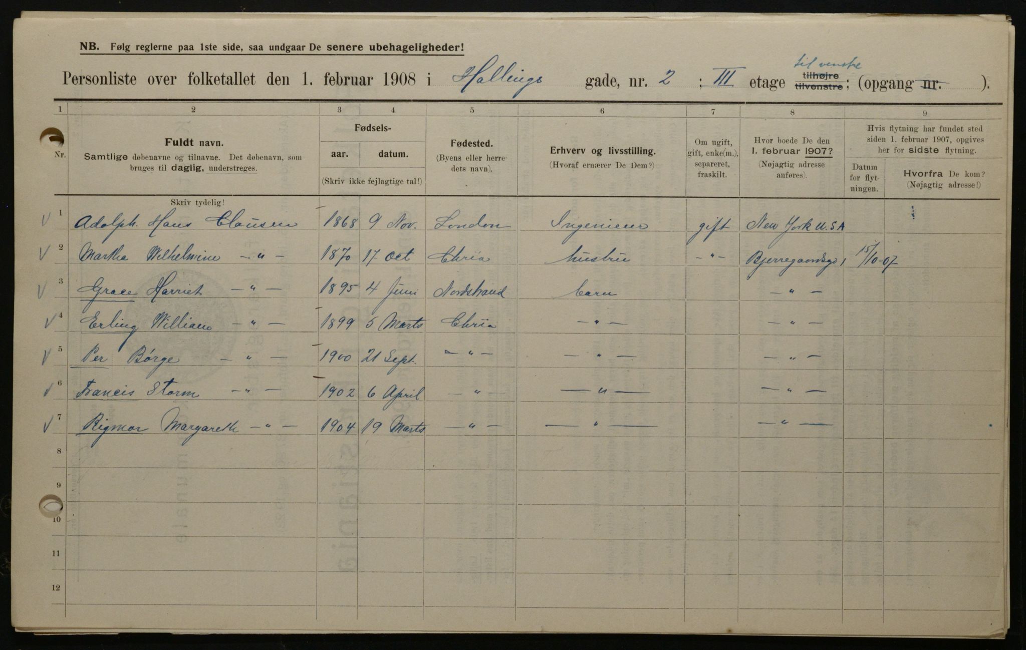 OBA, Municipal Census 1908 for Kristiania, 1908, p. 30788