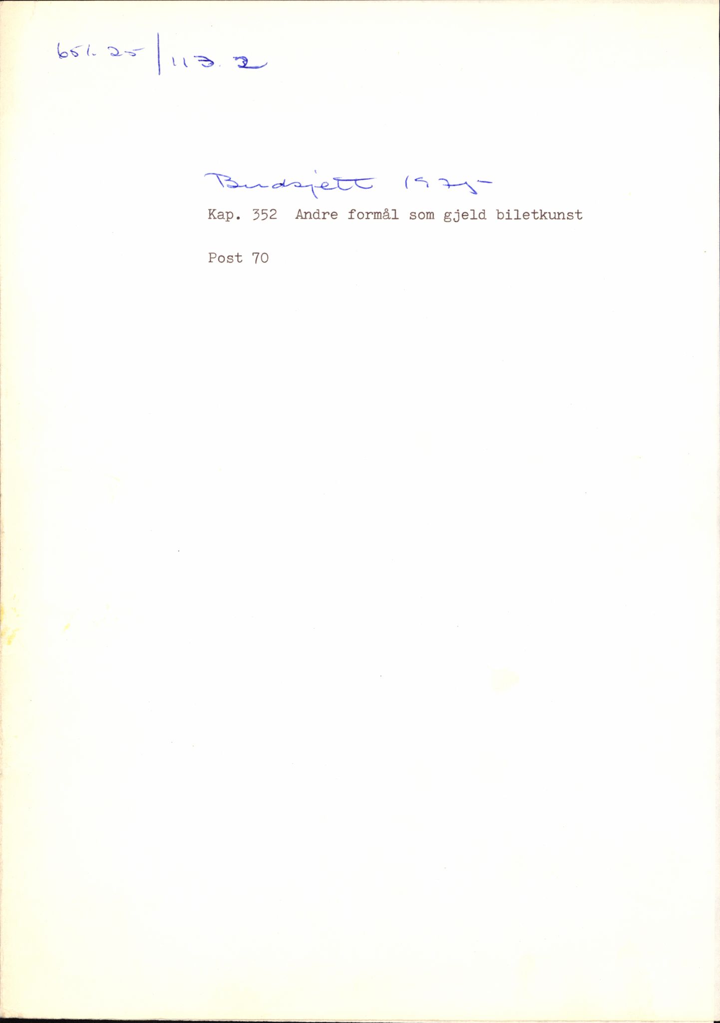 Kirke- og undervisningsdepartementet, Kulturavdelingen, AV/RA-S-2309/D/Dc/L0433: Klasse 6/7 Kultur og vitenskap, 1972-1981, p. 30
